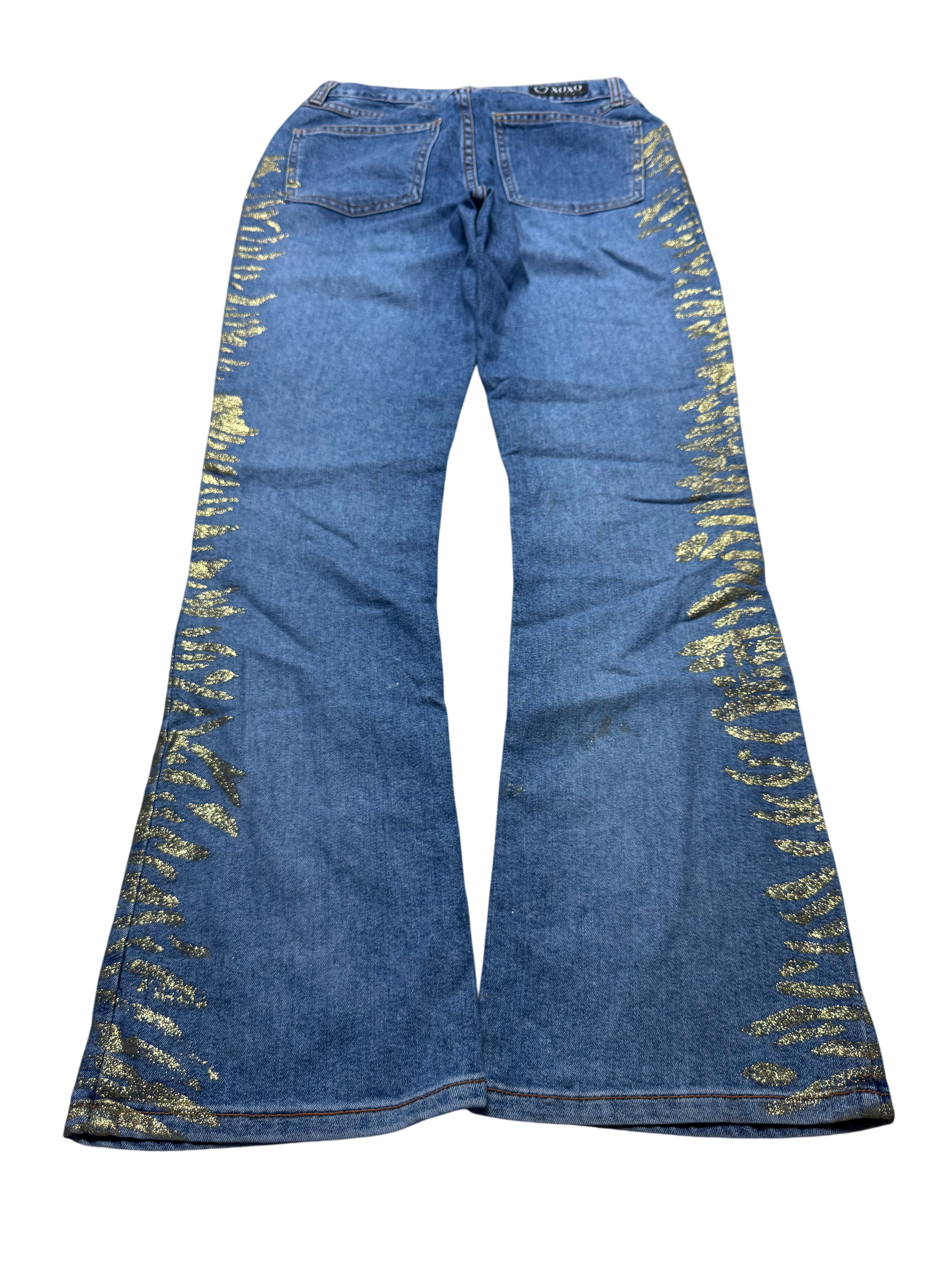 Y2K BOOTCUT WOMEN LOW WAIST JEANS (356)