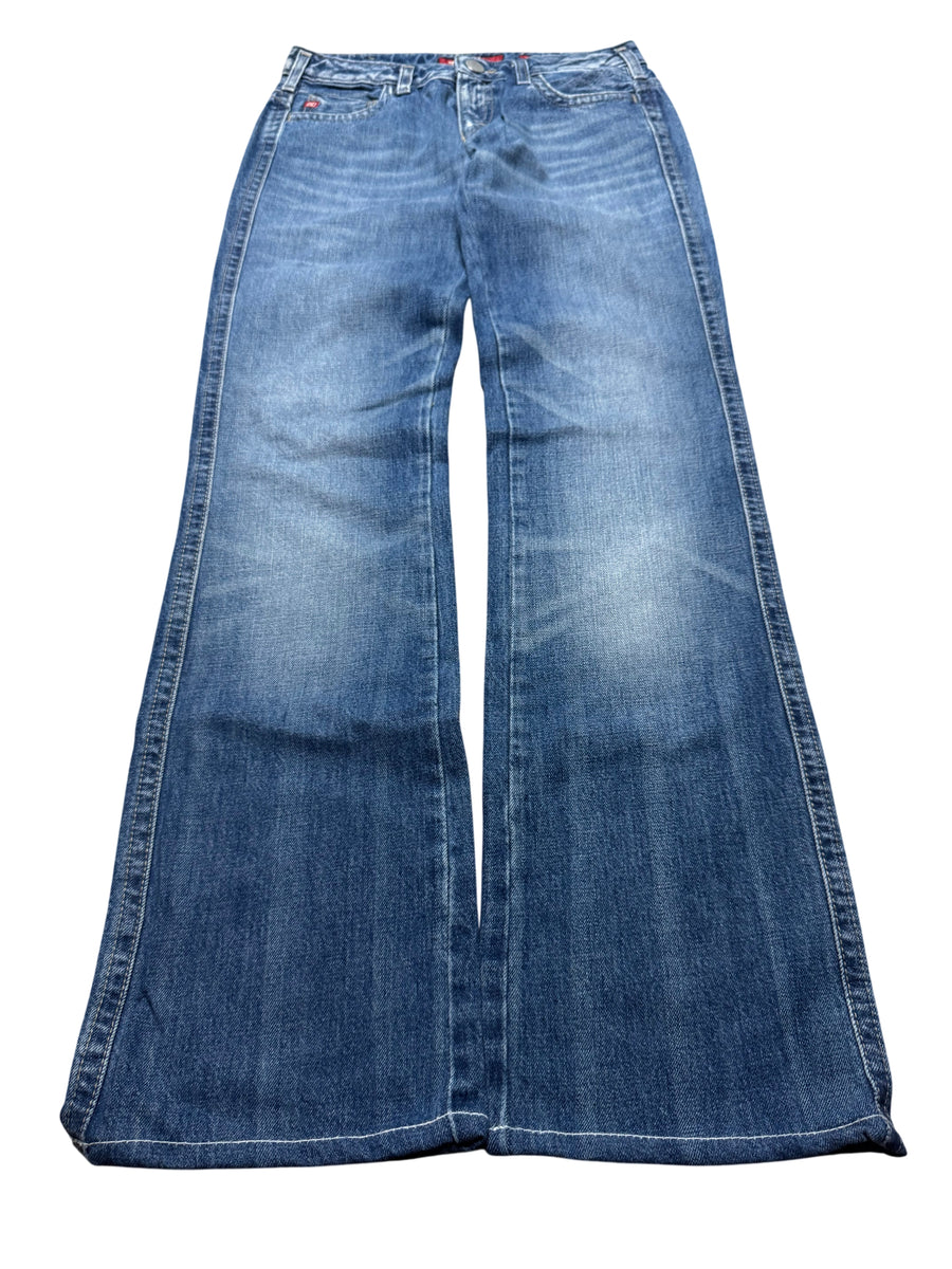 Y2K BOOTCUT WOMEN LOW WAIST JEANS (446)