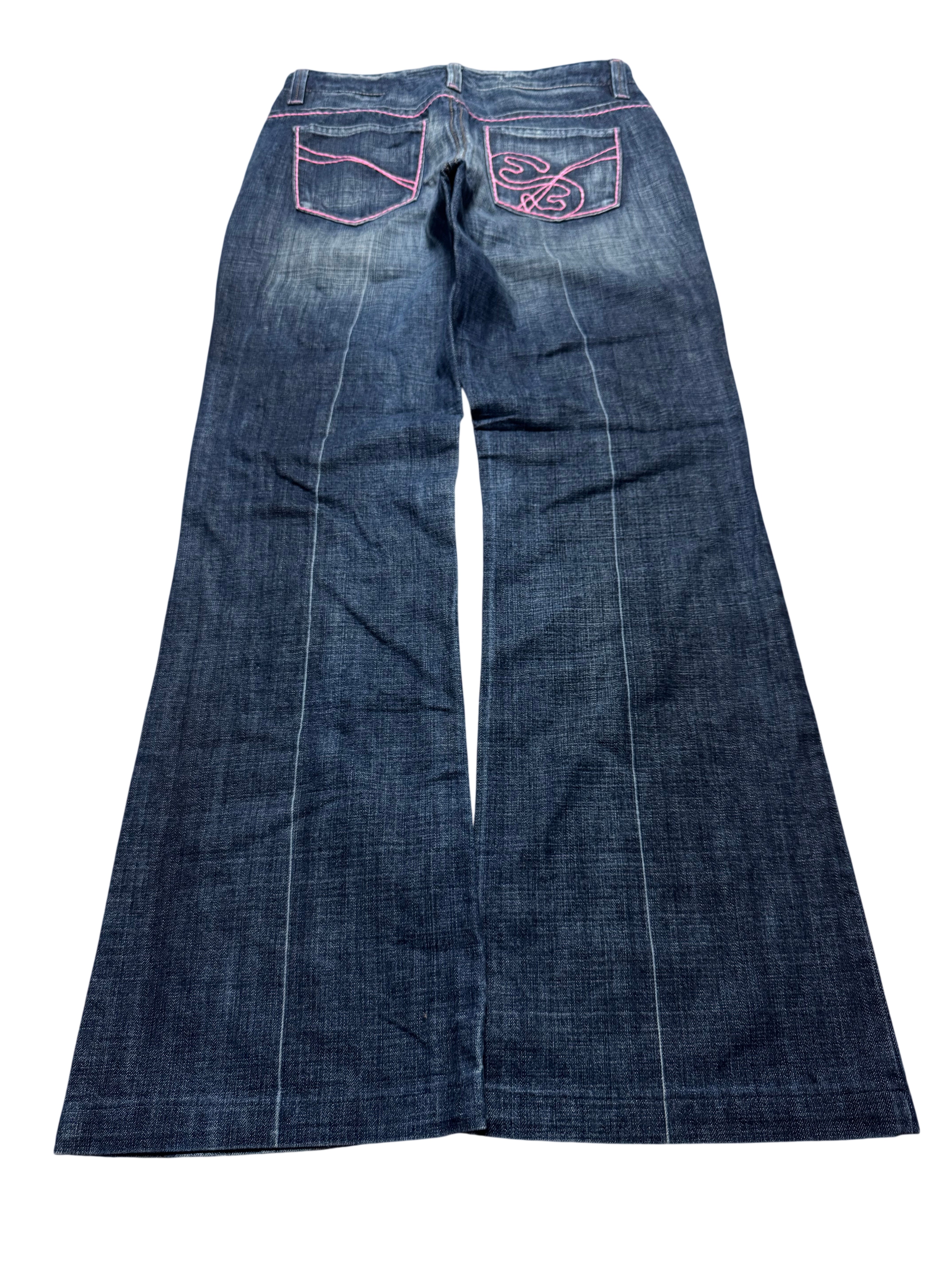 Y2K BOOTCUT WOMEN LOW WAIST JEANS (448)