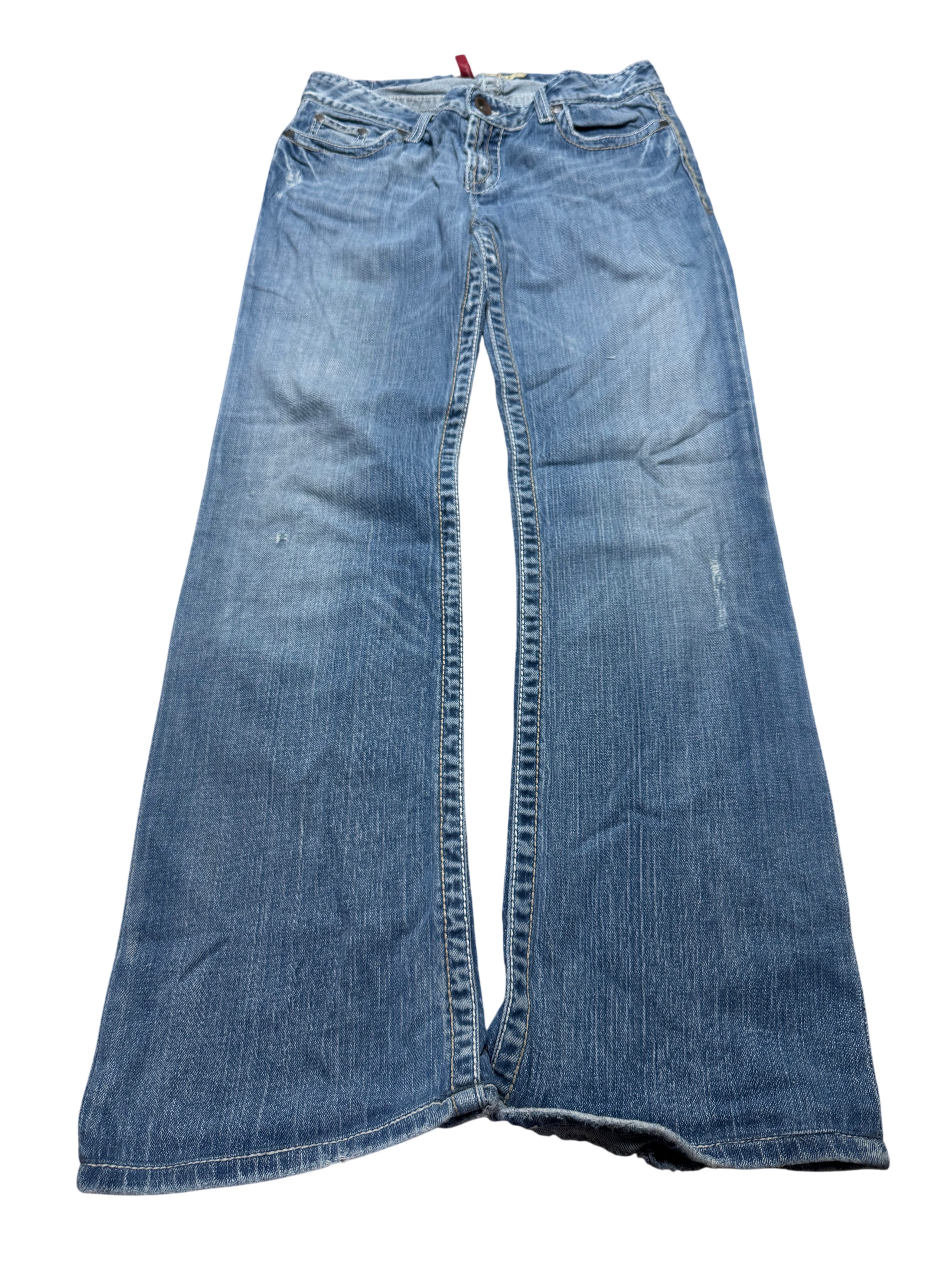Y2K BOOTCUT WOMEN LOW WAIST JEANS (412)