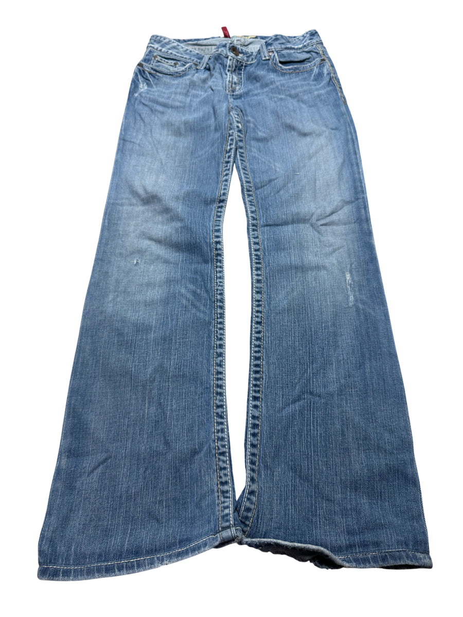 Y2K BOOTCUT WOMEN LOW WAIST JEANS (412)