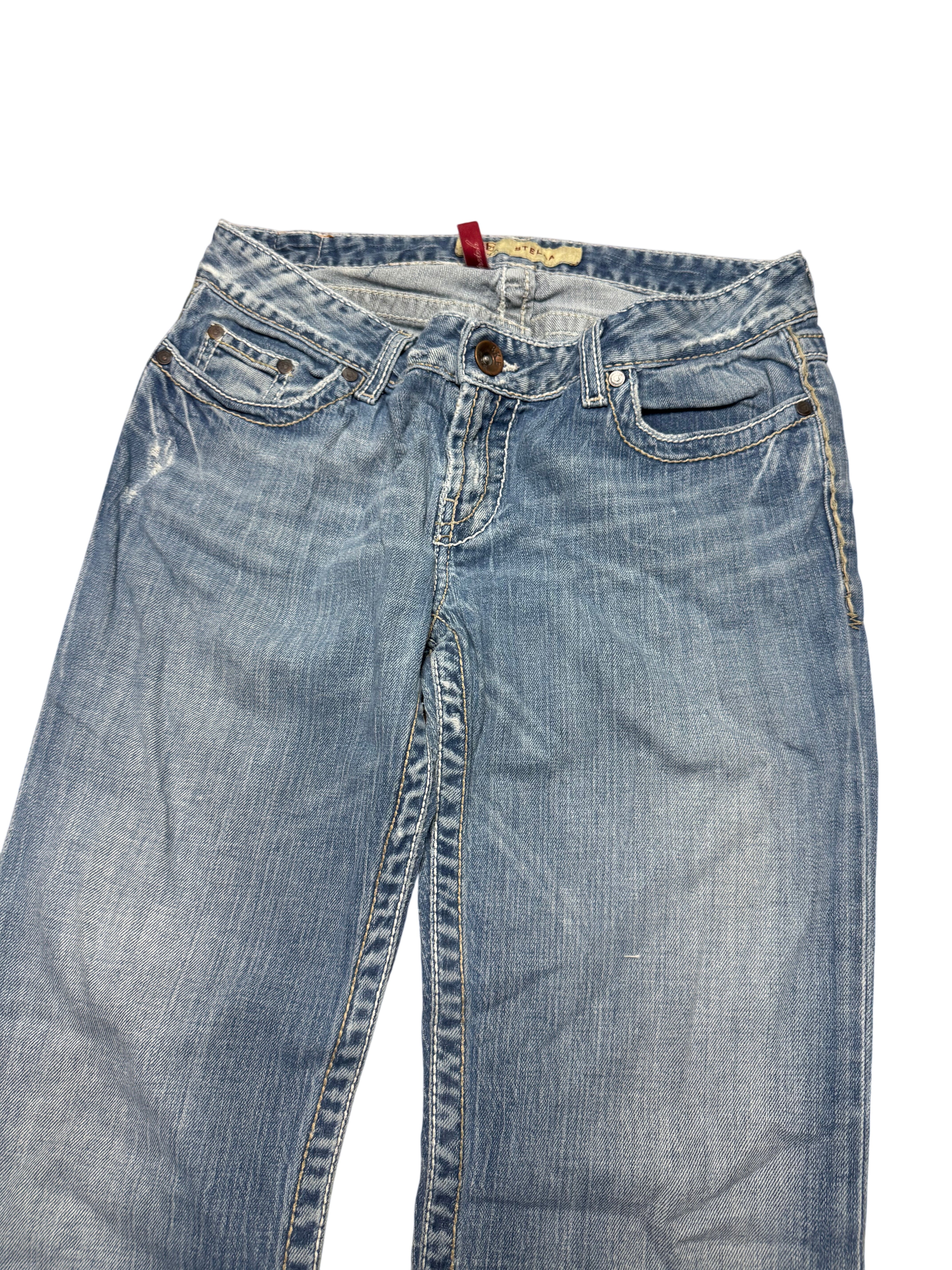 Y2K BOOTCUT WOMEN LOW WAIST JEANS (412)
