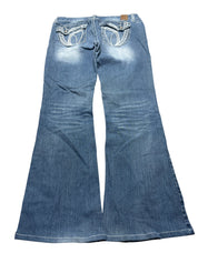 Y2K BOOTCUT WOMEN LOW WAIST JEANS (414)