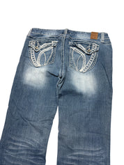 Y2K BOOTCUT WOMEN LOW WAIST JEANS (414)