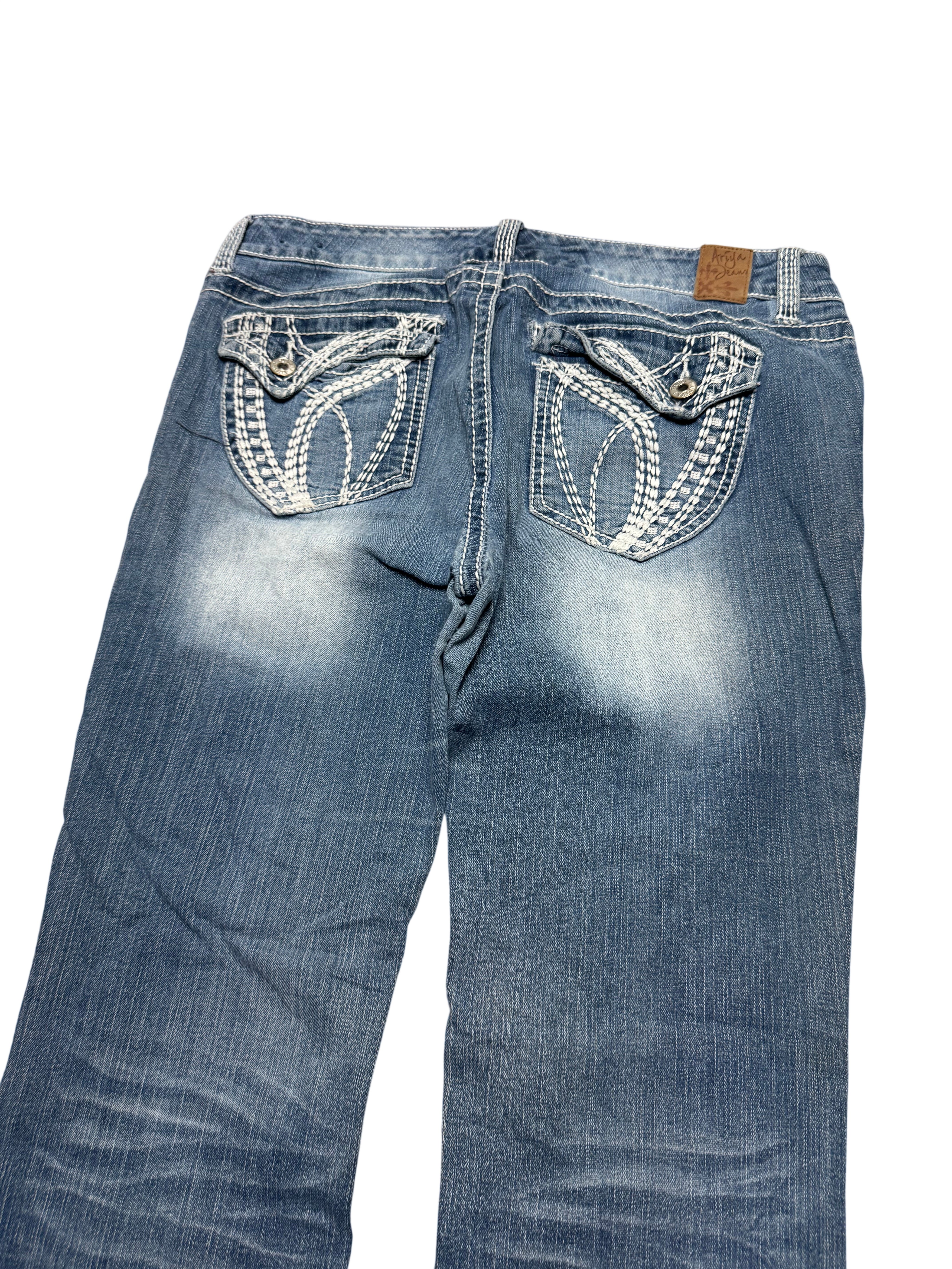 Y2K BOOTCUT WOMEN LOW WAIST JEANS (414)