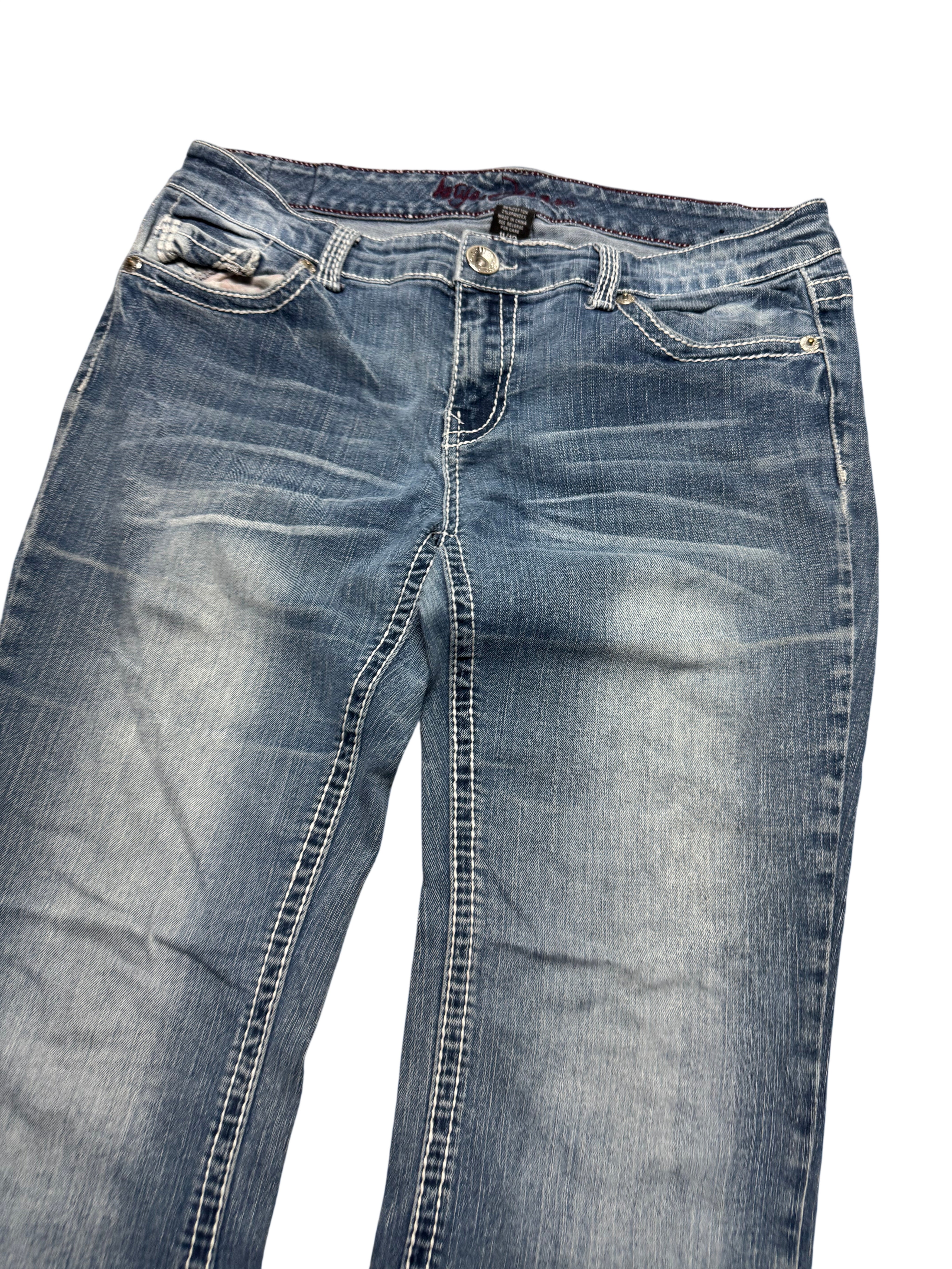 Y2K BOOTCUT WOMEN LOW WAIST JEANS (414)