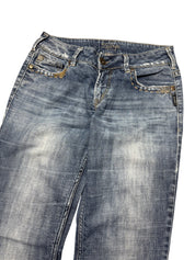 Y2K BOOTCUT WOMEN LOW WAIST JEANS (450)