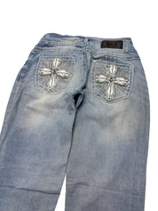 Y2K BOOTCUT WOMEN LOW WAIST JEANS (451)