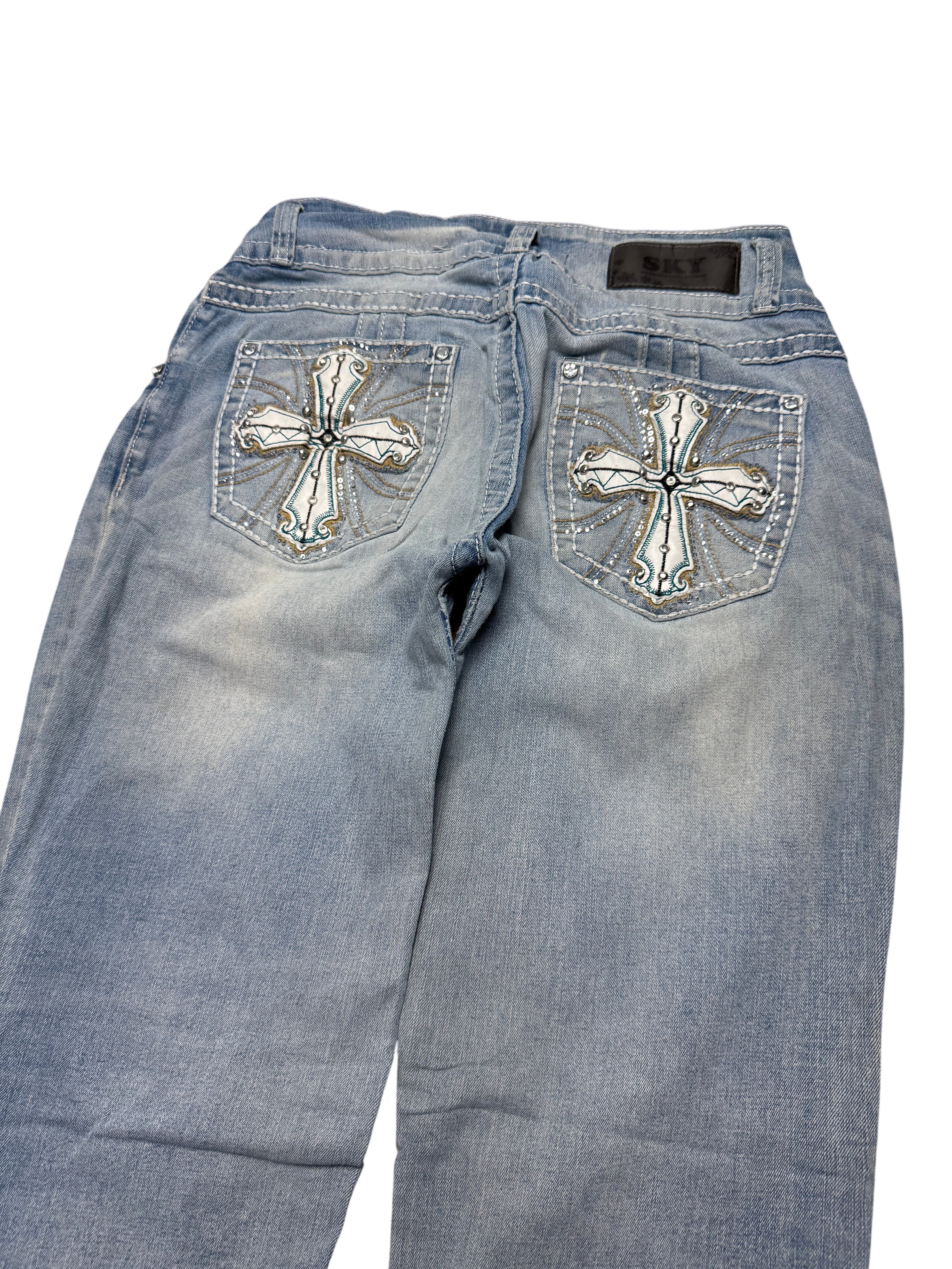 Y2K BOOTCUT WOMEN LOW WAIST JEANS (451)