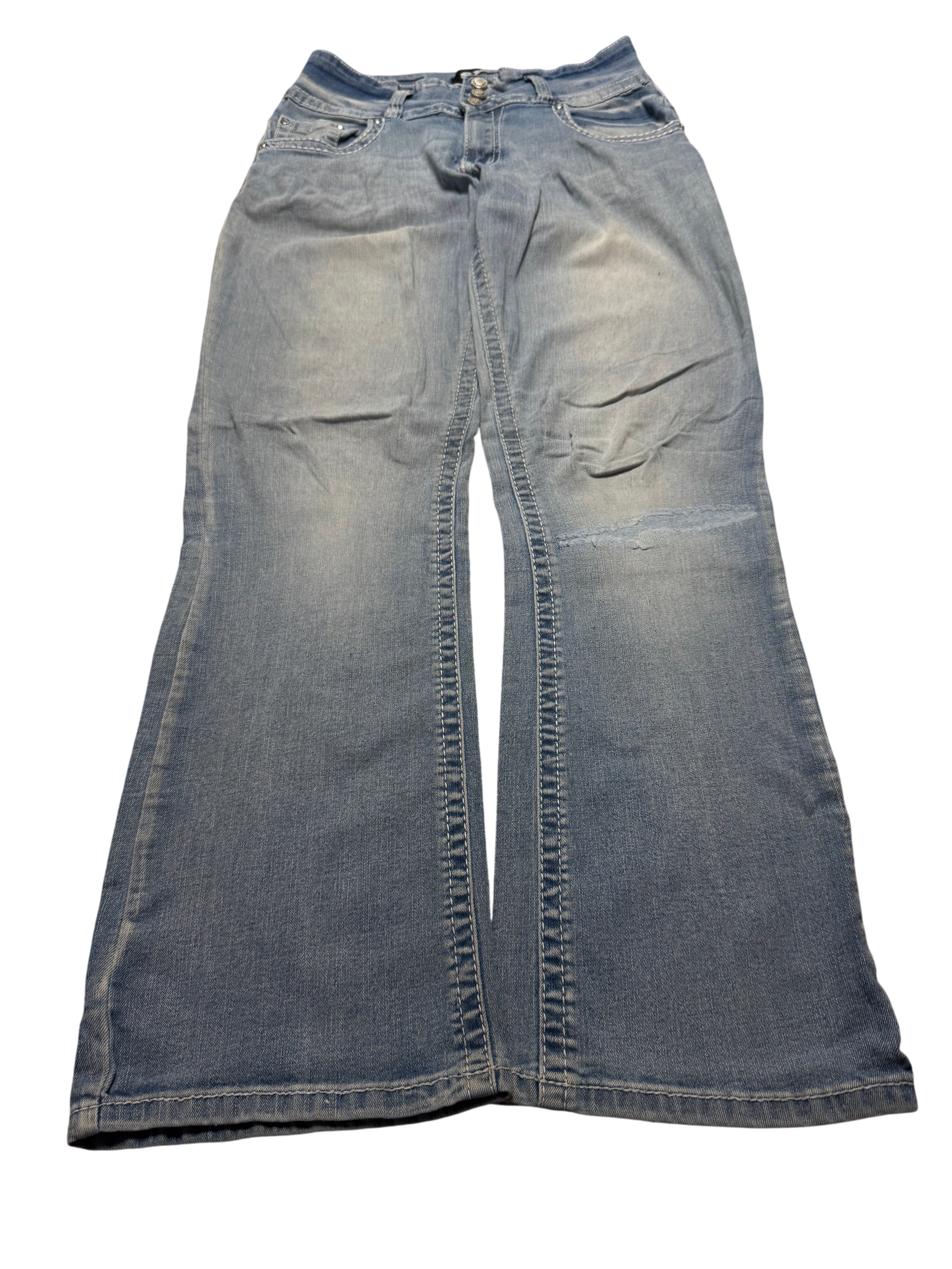 Y2K BOOTCUT WOMEN LOW WAIST JEANS (451)