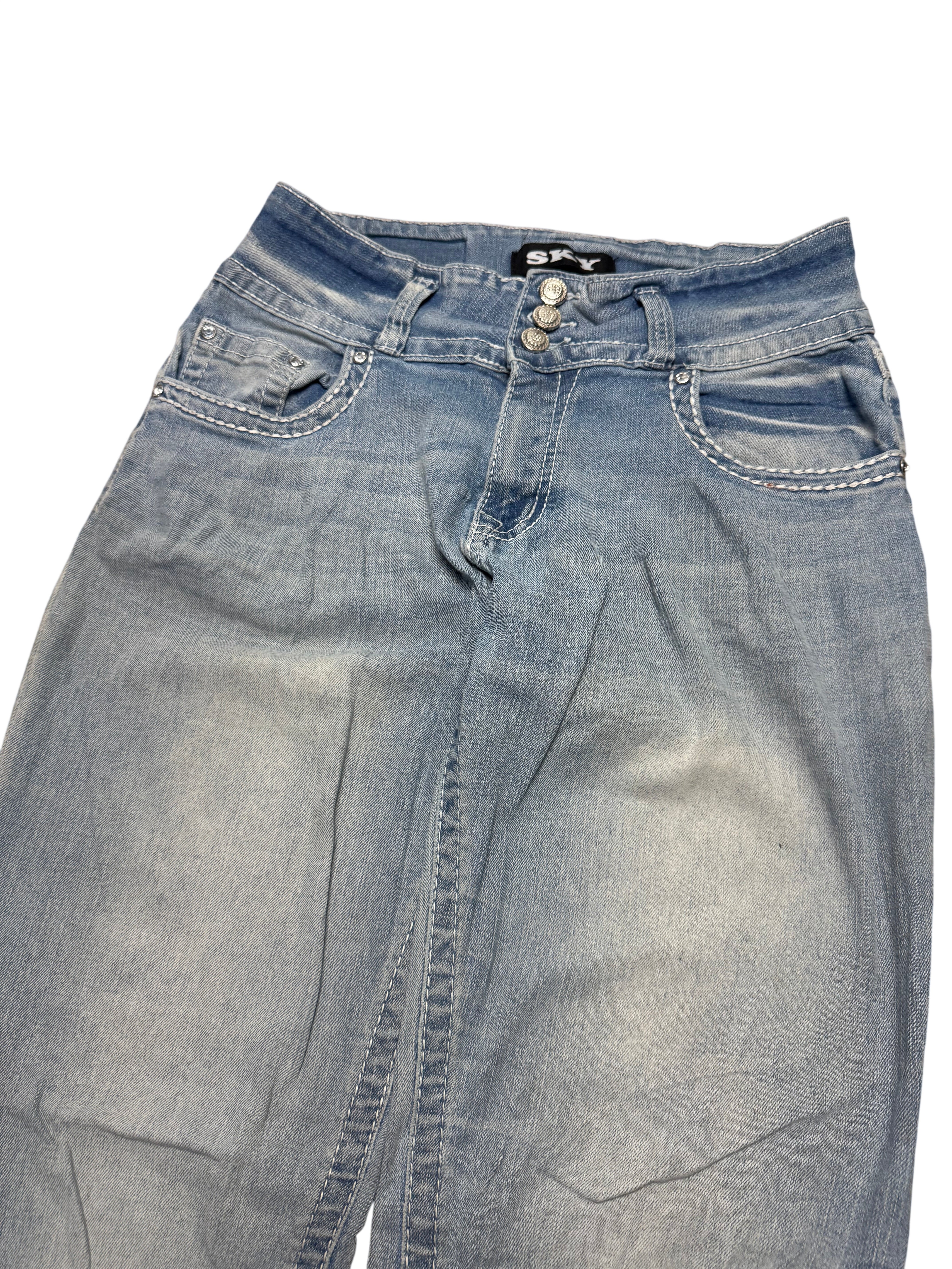 Y2K BOOTCUT WOMEN LOW WAIST JEANS (451)
