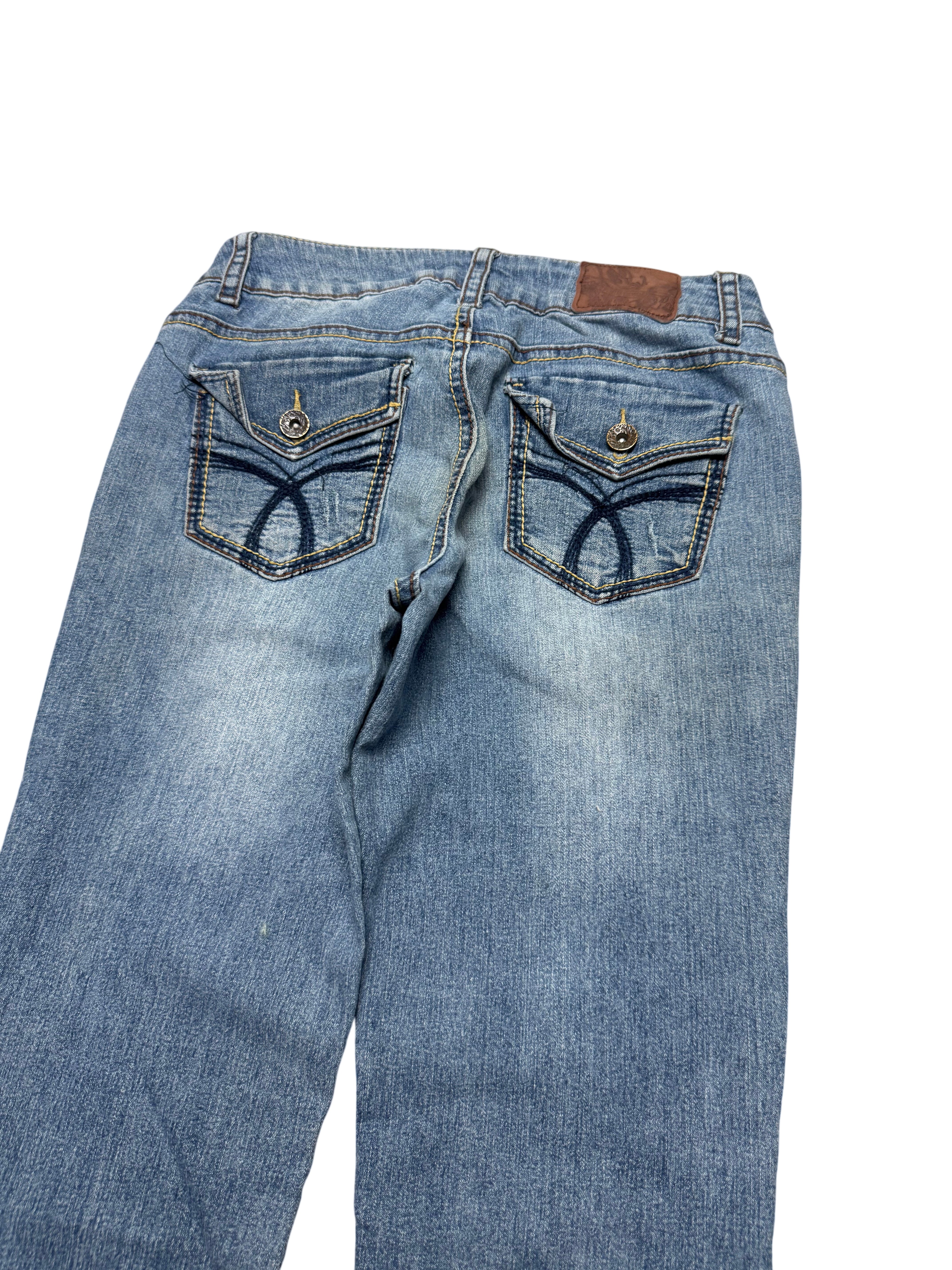 Y2K BOOTCUT WOMEN LOW WAIST JEANS (452)