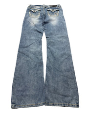 Y2K BOOTCUT WOMEN LOW WAIST JEANS (454)