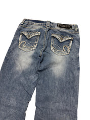 Y2K BOOTCUT WOMEN LOW WAIST JEANS (454)