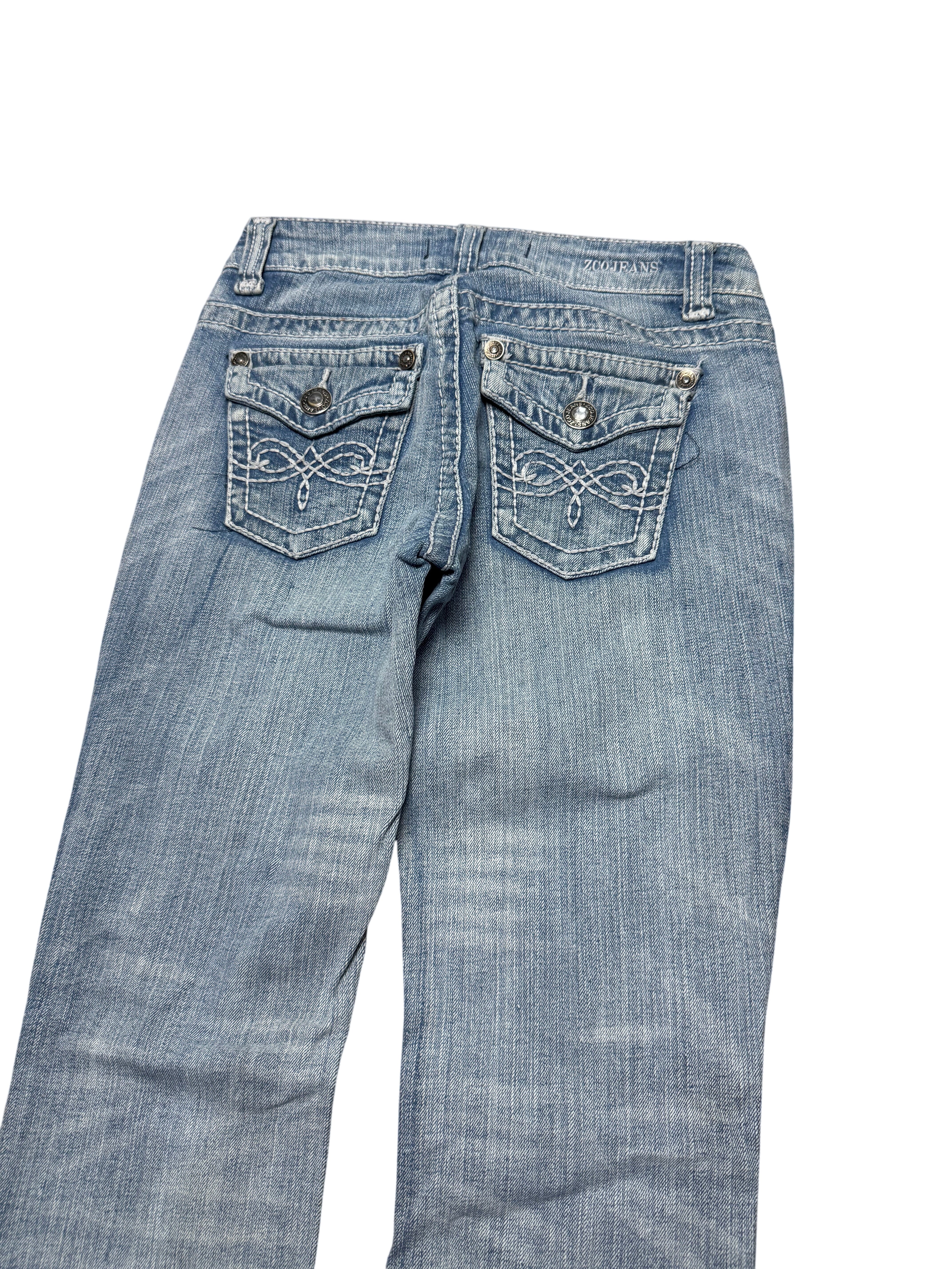 Y2K BOOTCUT WOMEN LOW WAIST JEANS (455)
