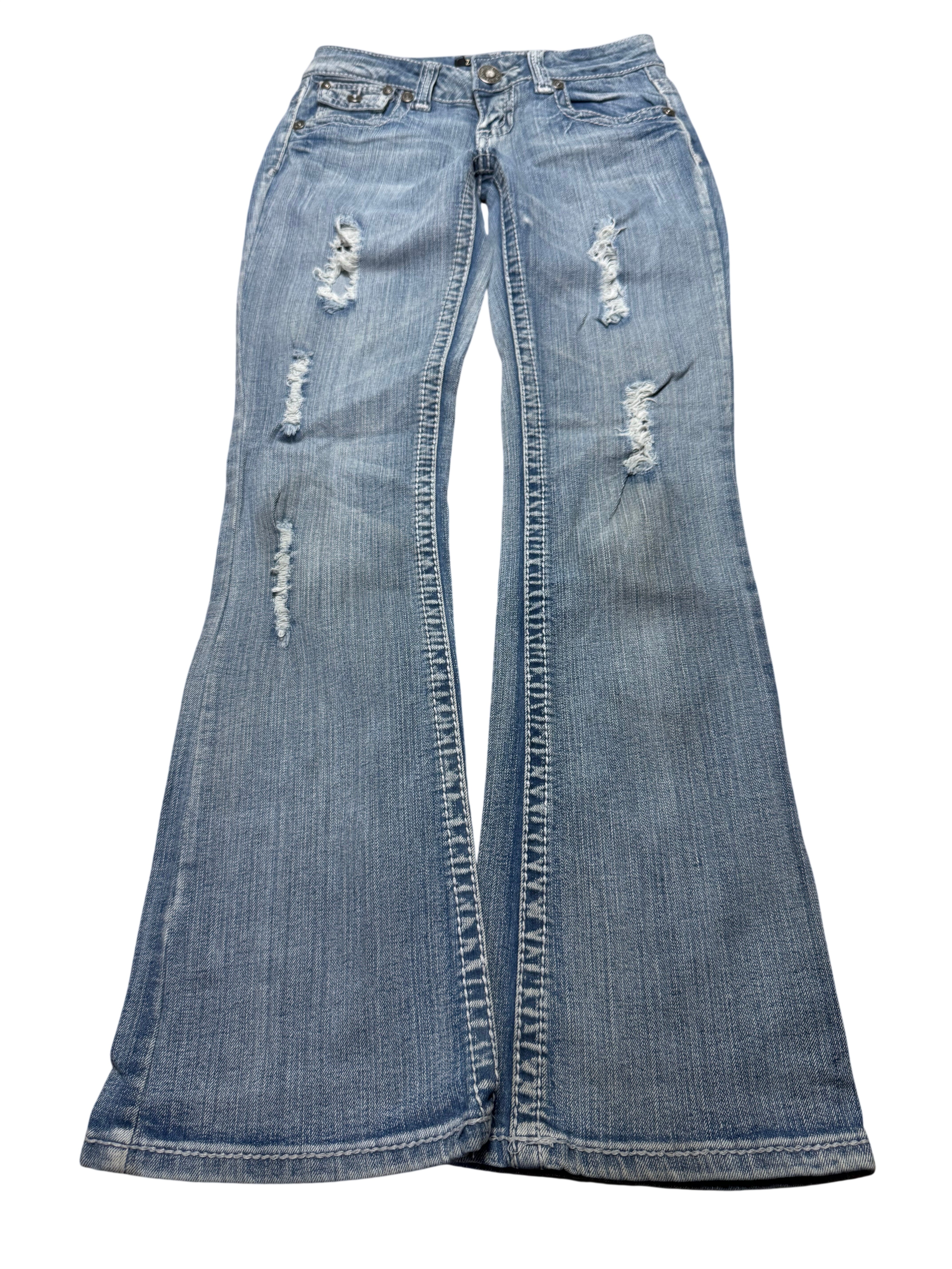 Y2K BOOTCUT WOMEN LOW WAIST JEANS (455)