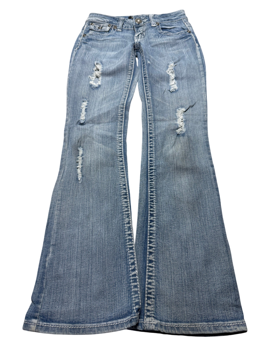 Y2K BOOTCUT WOMEN LOW WAIST JEANS (455)