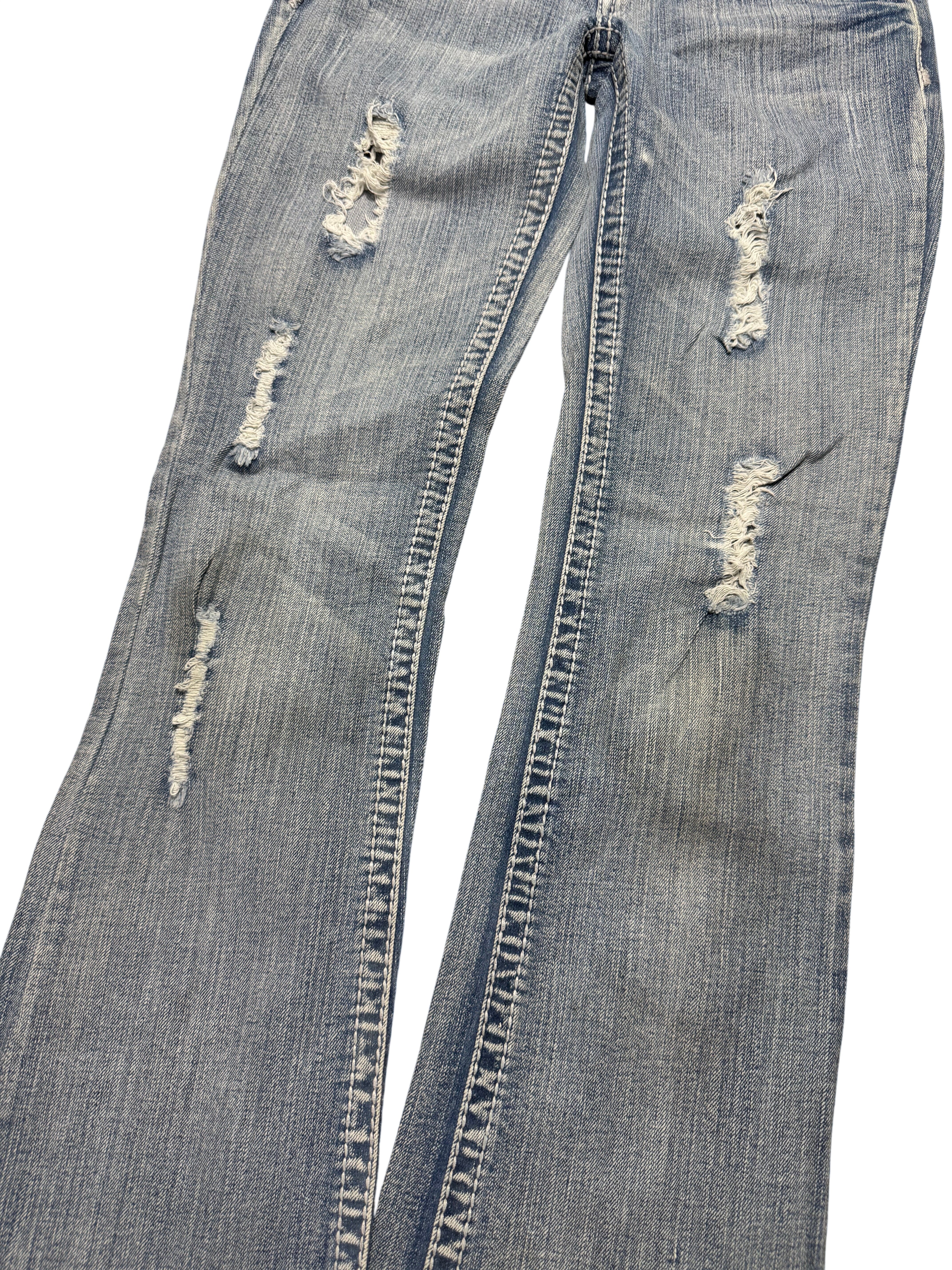 Y2K BOOTCUT WOMEN LOW WAIST JEANS (455)