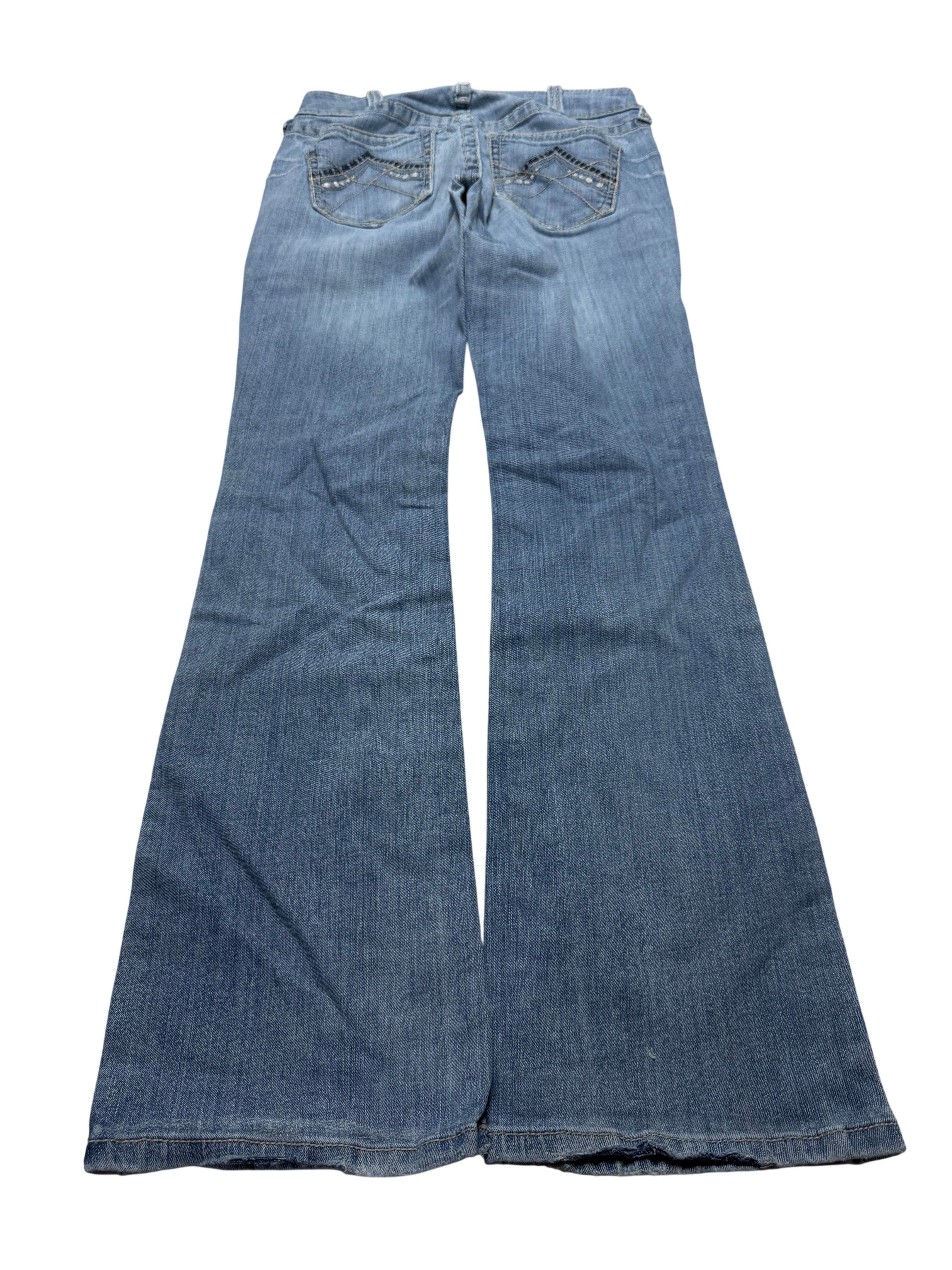 Y2K BOOTCUT WOMEN LOW WAIST JEANS (457)