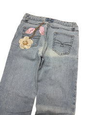 Y2K BOOTCUT WOMEN LOW WAIST JEANS (459)