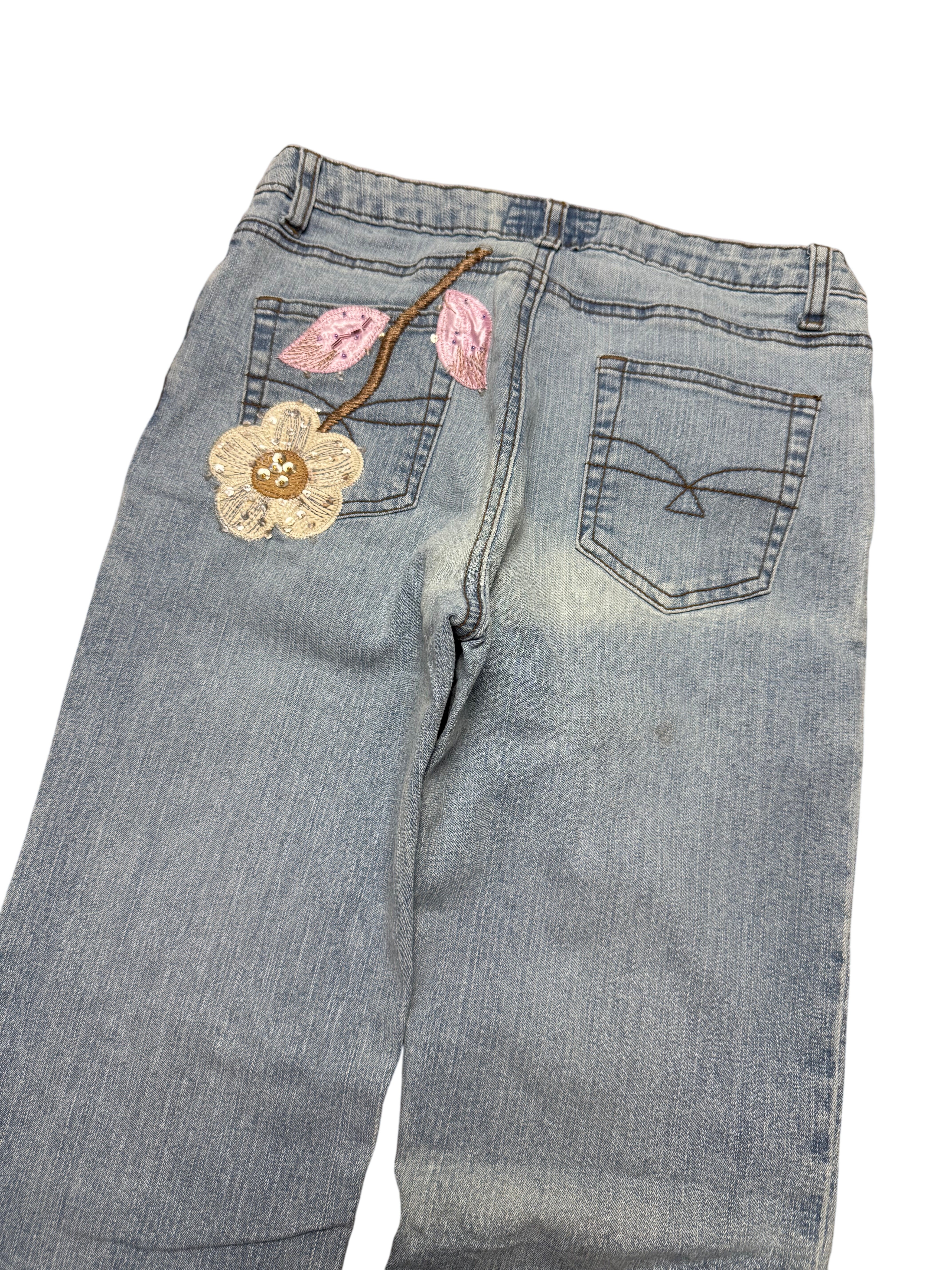 Y2K BOOTCUT WOMEN LOW WAIST JEANS (459)