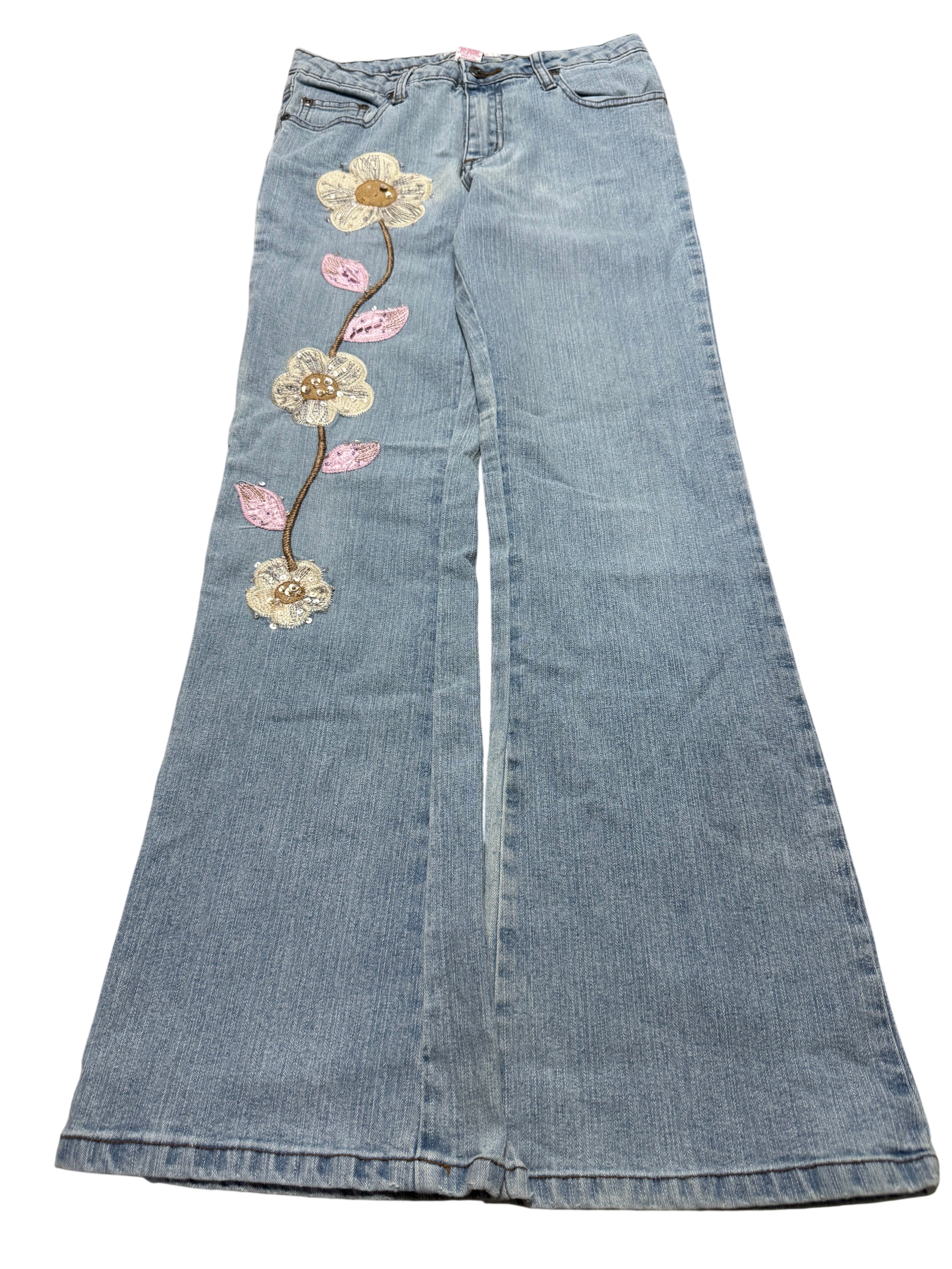 Y2K BOOTCUT WOMEN LOW WAIST JEANS (459)