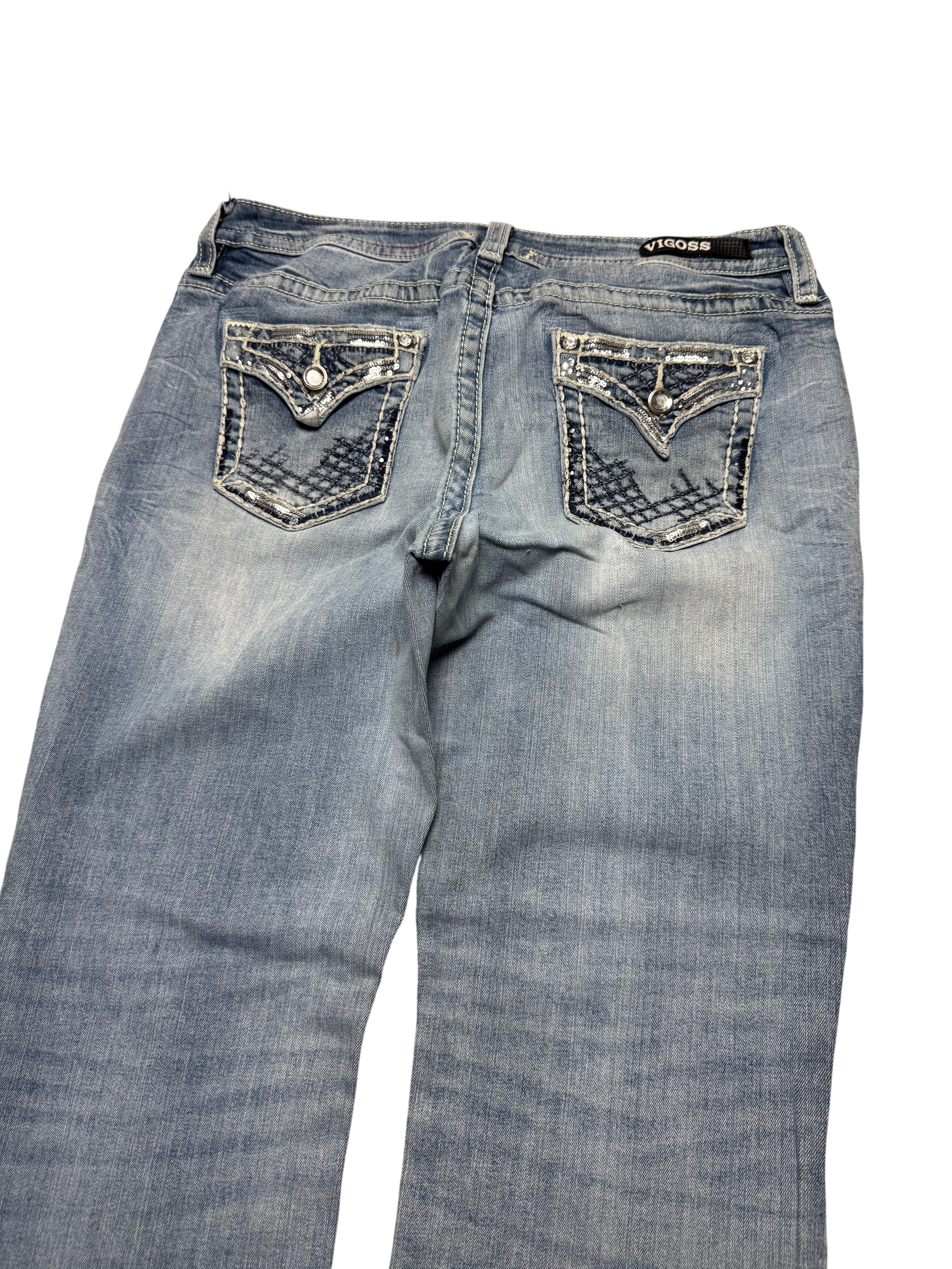 Y2K BOOTCUT WOMEN LOW WAIST JEANS (470)