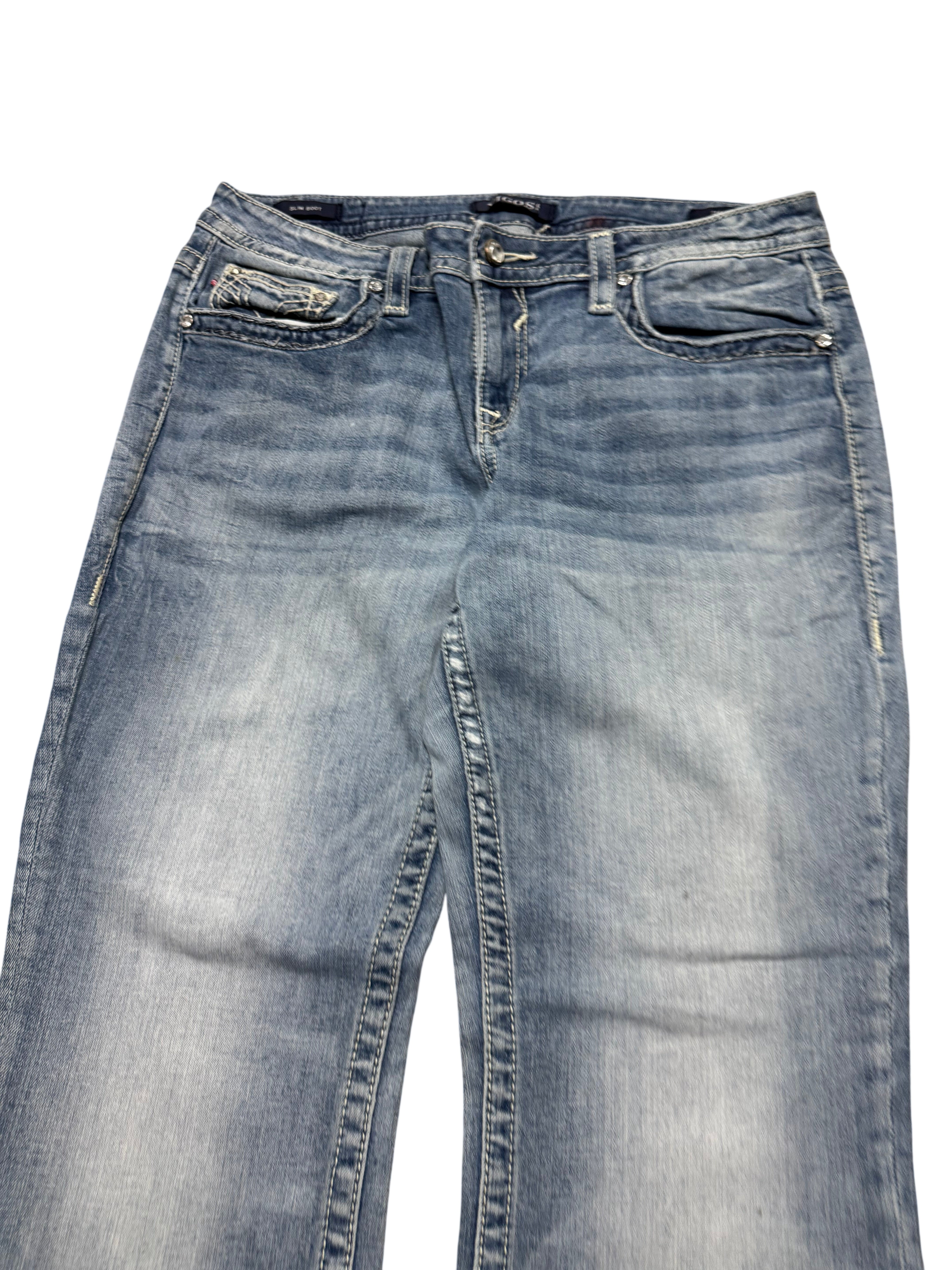 Y2K BOOTCUT WOMEN LOW WAIST JEANS (470)
