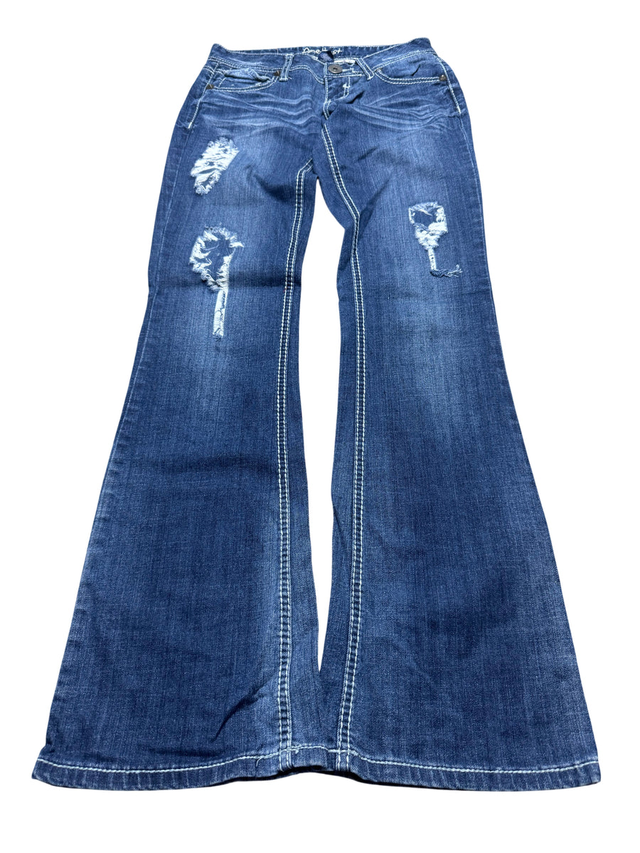 Y2K BOOTCUT WOMEN LOW WAIST JEANS (472)