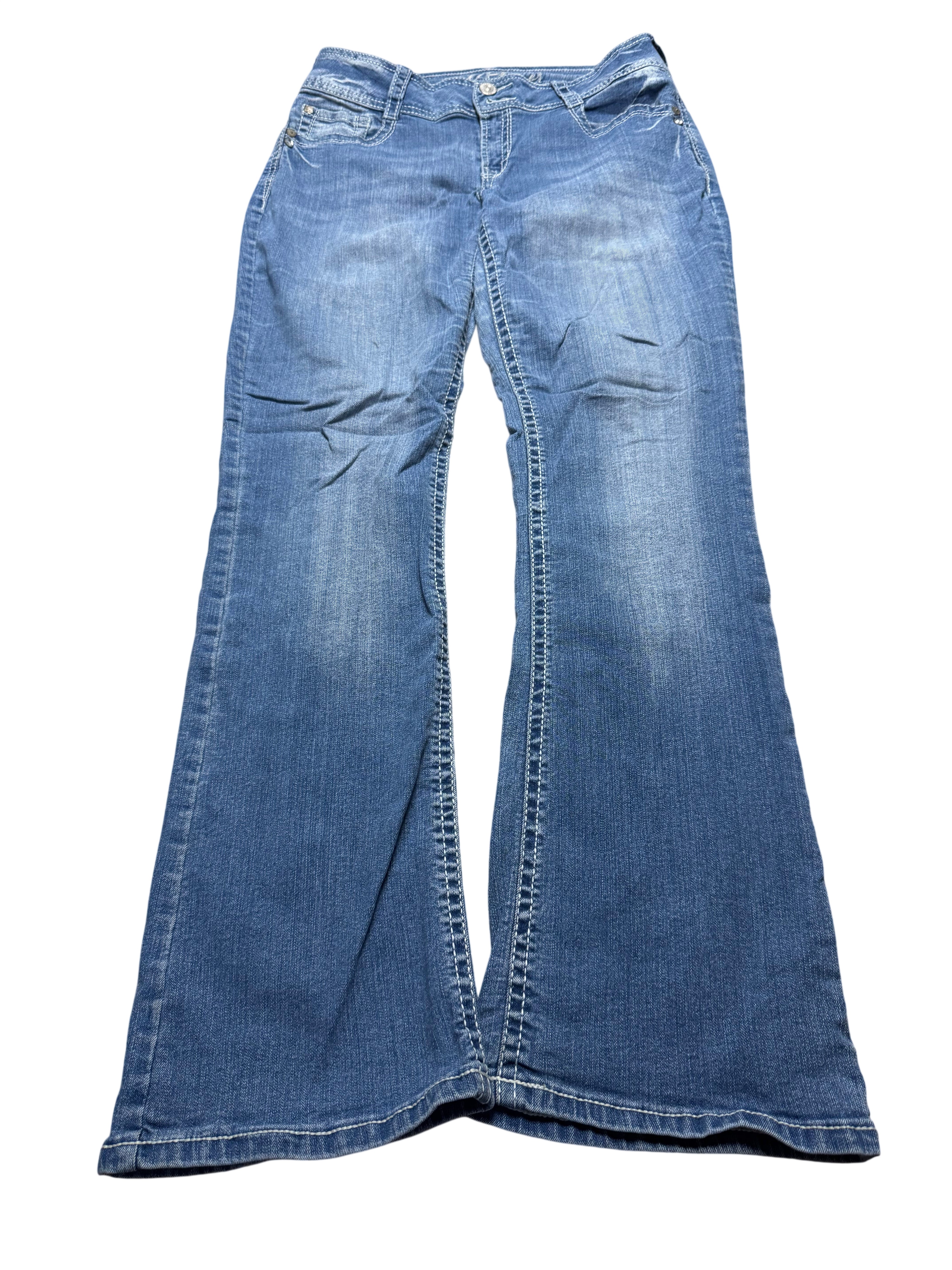 Y2K BOOTCUT WOMEN LOW WAIST JEANS (473)