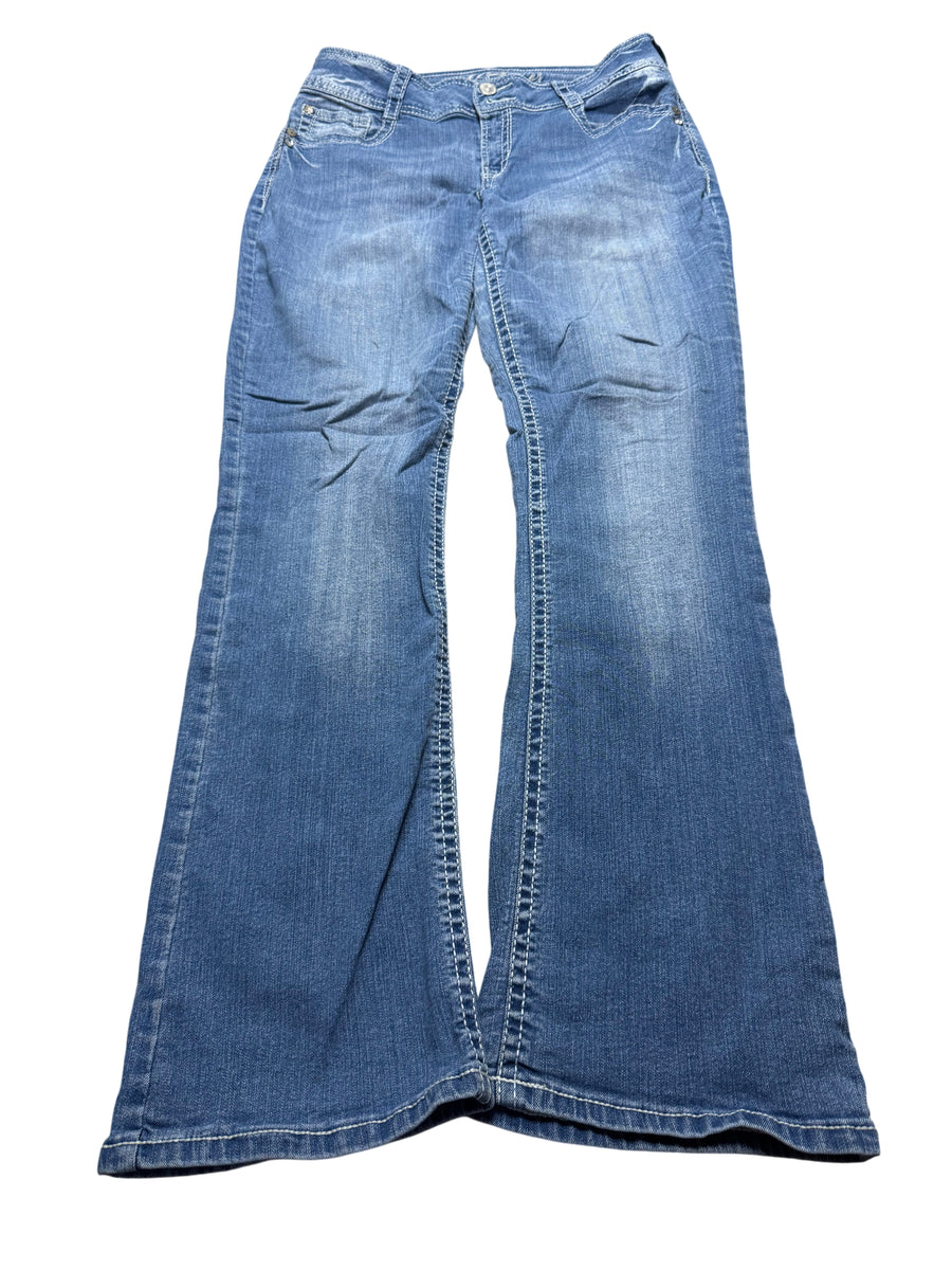 Y2K BOOTCUT WOMEN LOW WAIST JEANS (473)