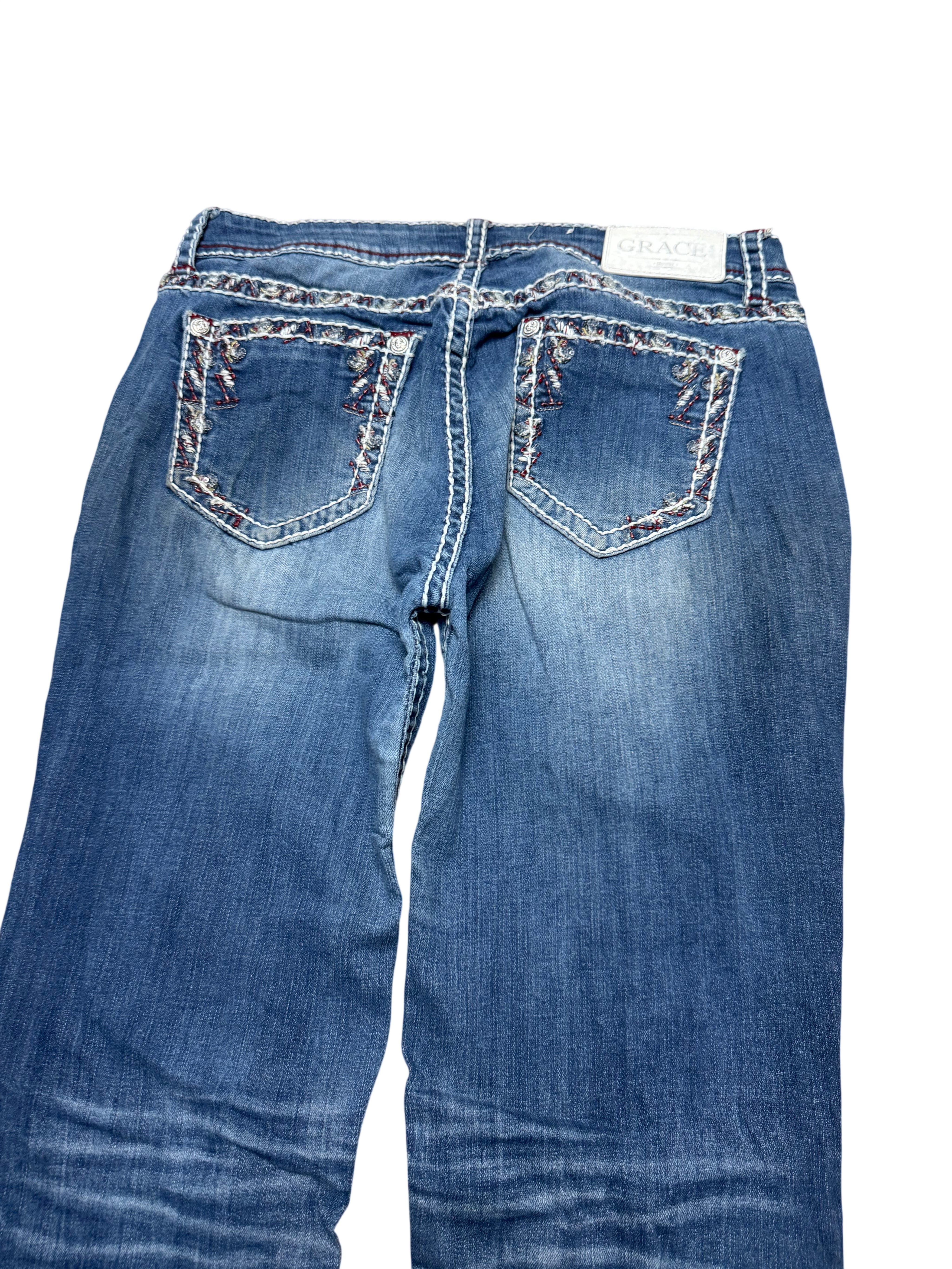 Y2K BOOTCUT WOMEN LOW WAIST JEANS (476)