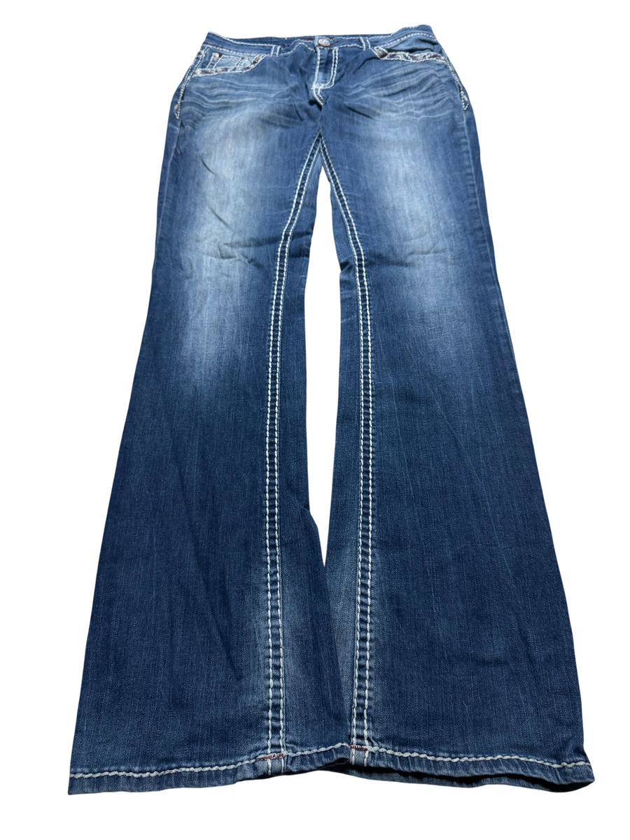 Y2K BOOTCUT WOMEN LOW WAIST JEANS (476)