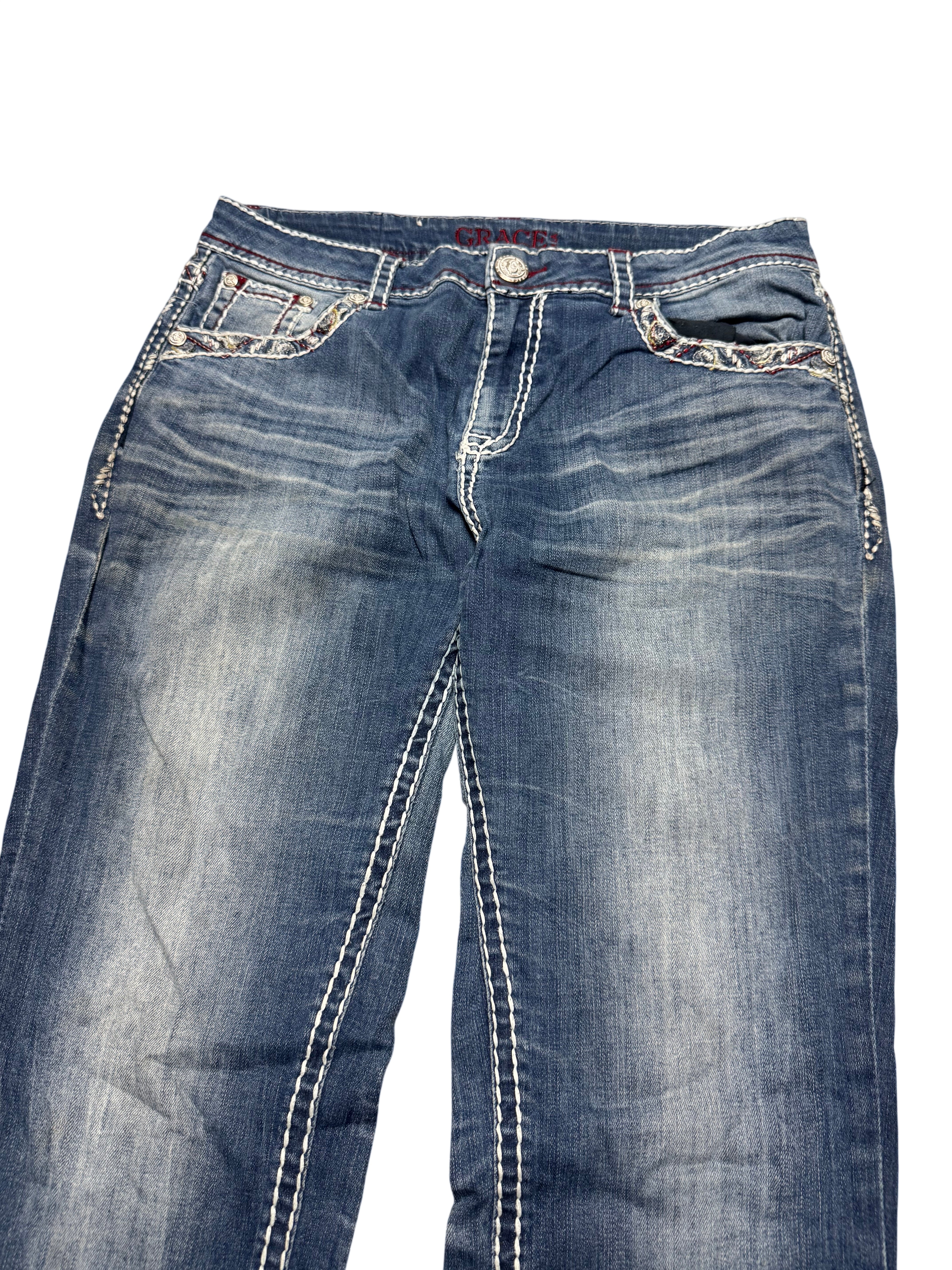 Y2K BOOTCUT WOMEN LOW WAIST JEANS (476)