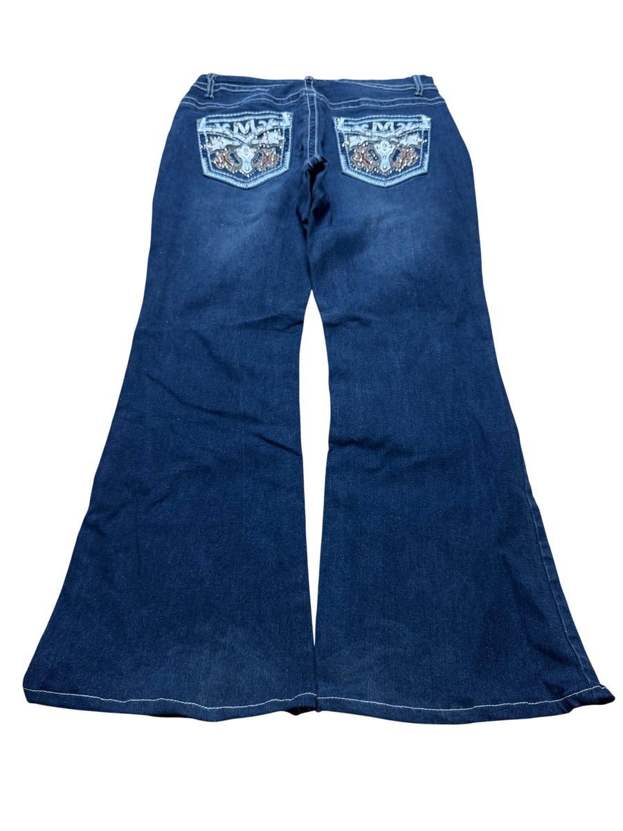 Y2K BOOTCUT WOMEN LOW WAIST JEANS (479)
