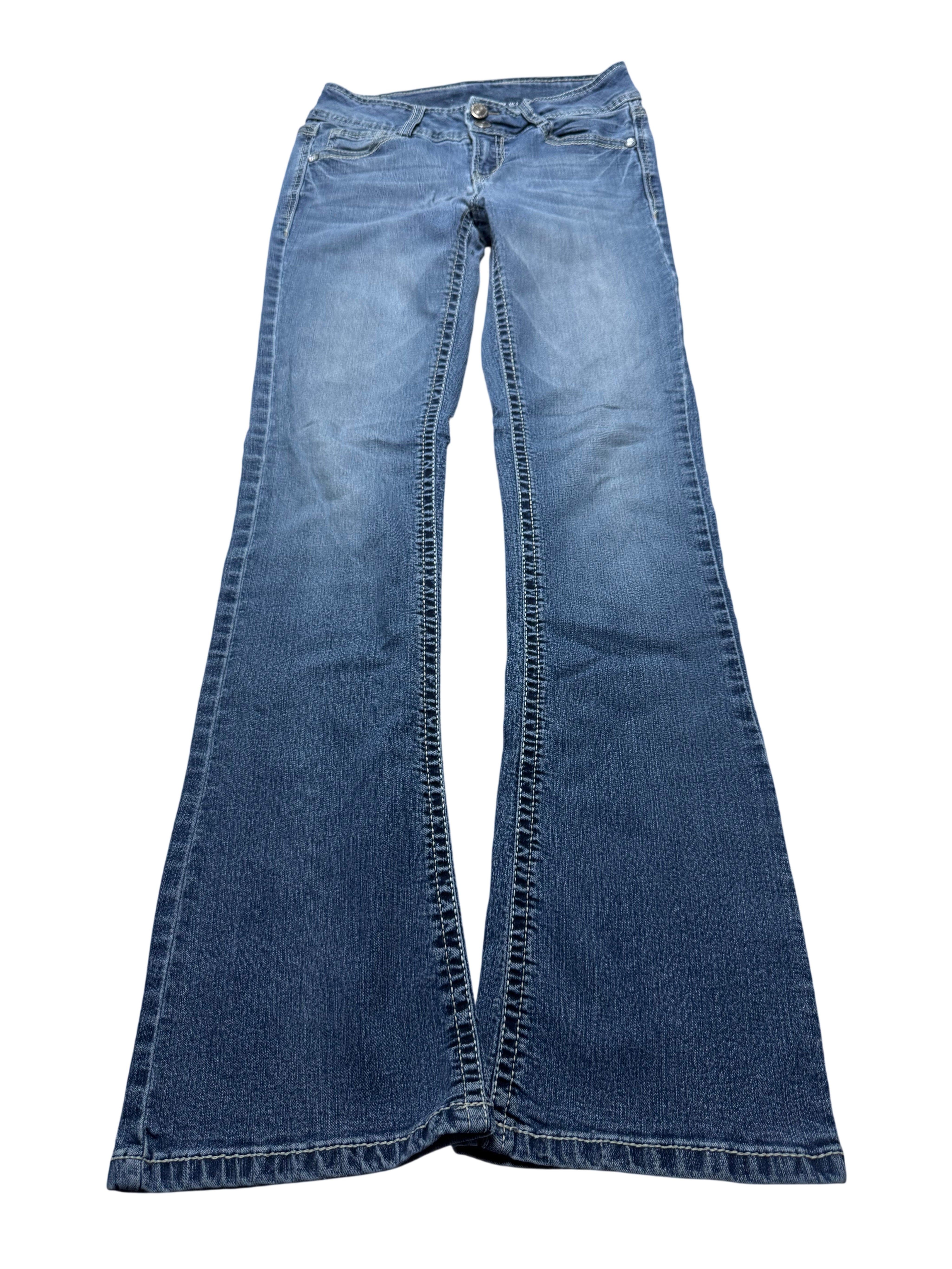 Y2K BOOTCUT WOMEN LOW WAIST JEANS (641)