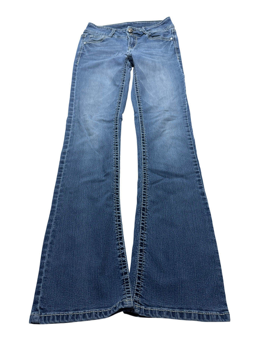 Y2K BOOTCUT WOMEN LOW WAIST JEANS (641)