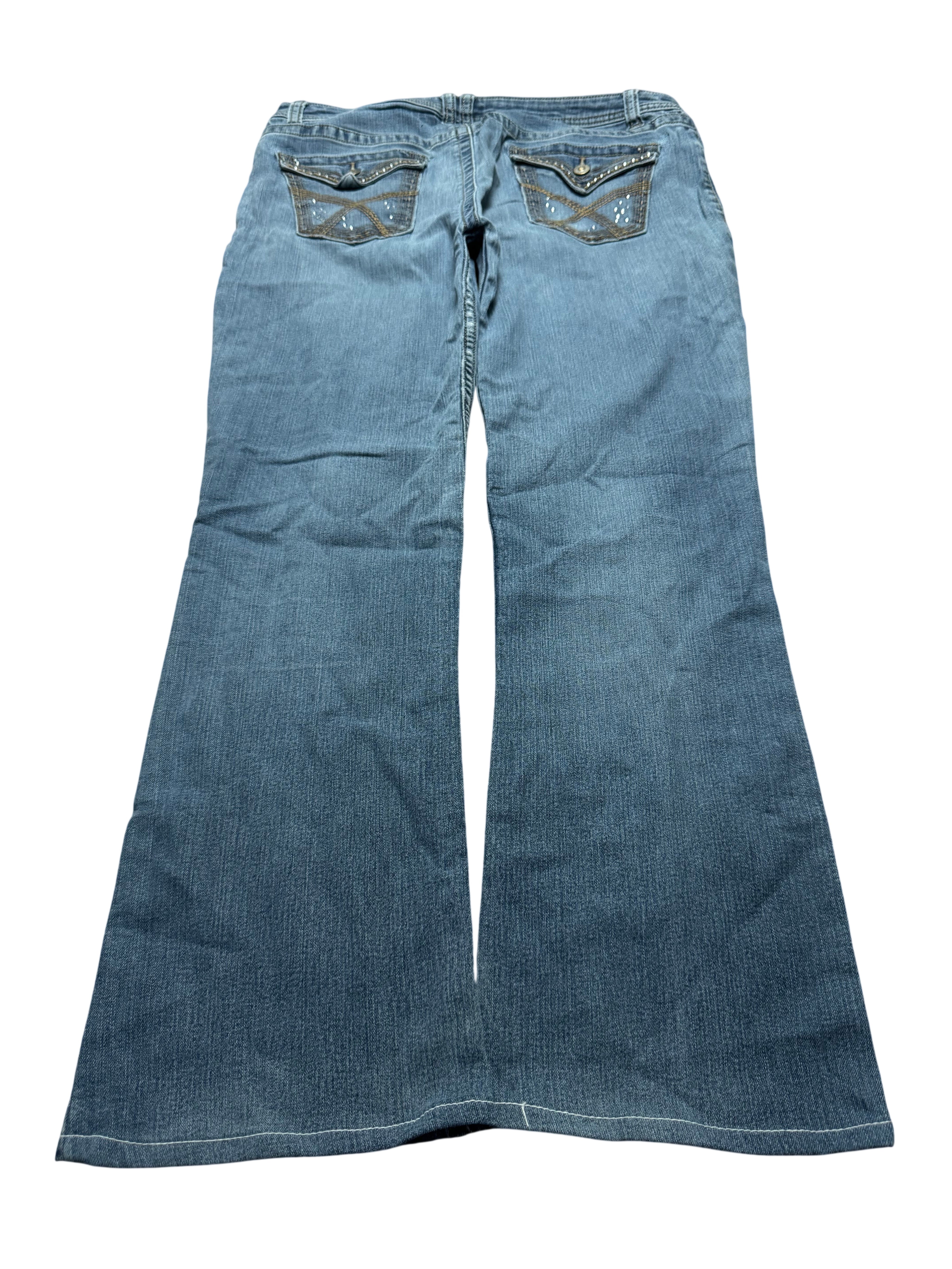 Y2K BOOTCUT WOMEN LOW WAIST JEANS (642)