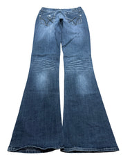 Y2K BOOTCUT WOMEN LOW WAIST JEANS (644)