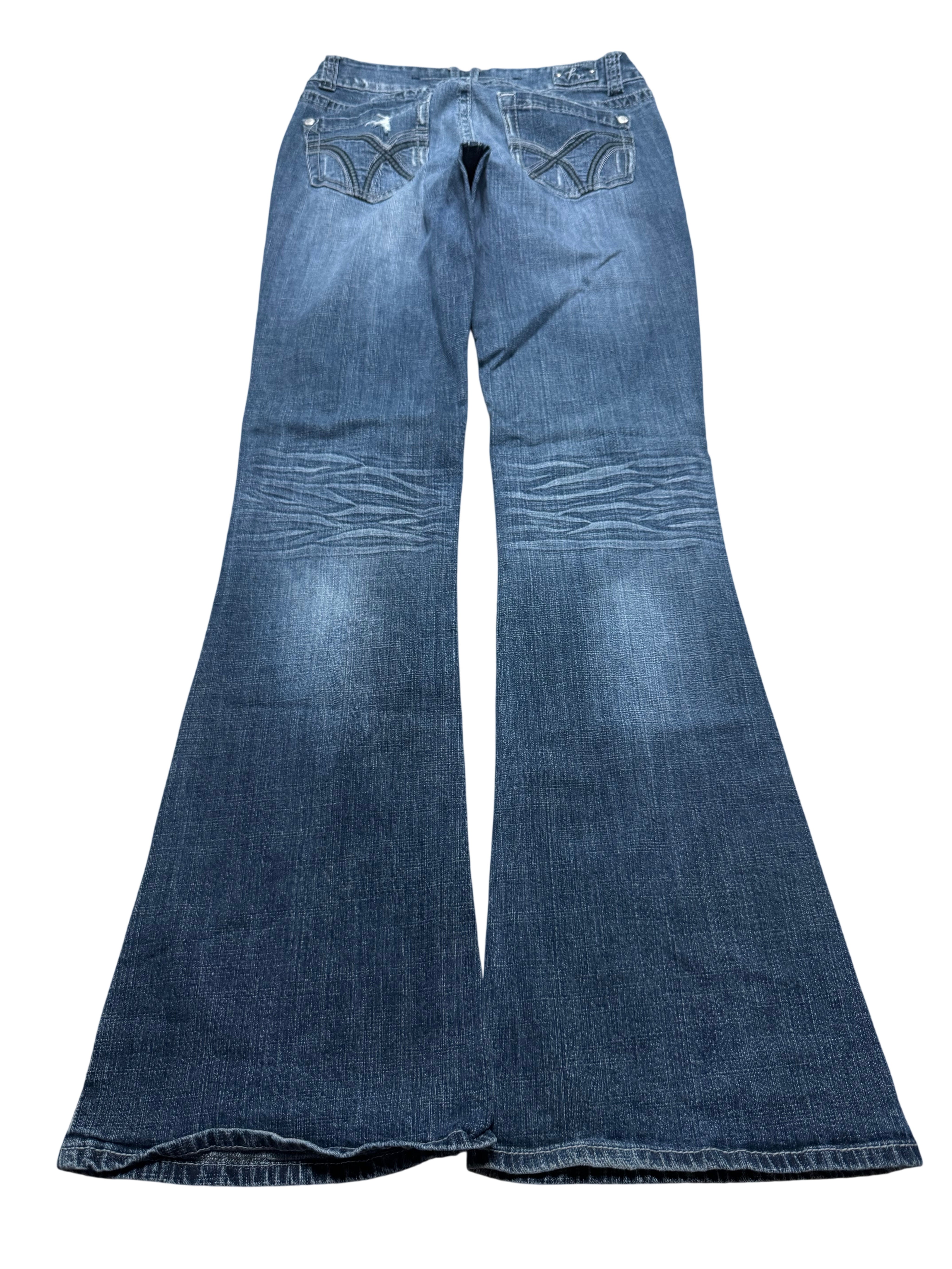 Y2K BOOTCUT WOMEN LOW WAIST JEANS (644)