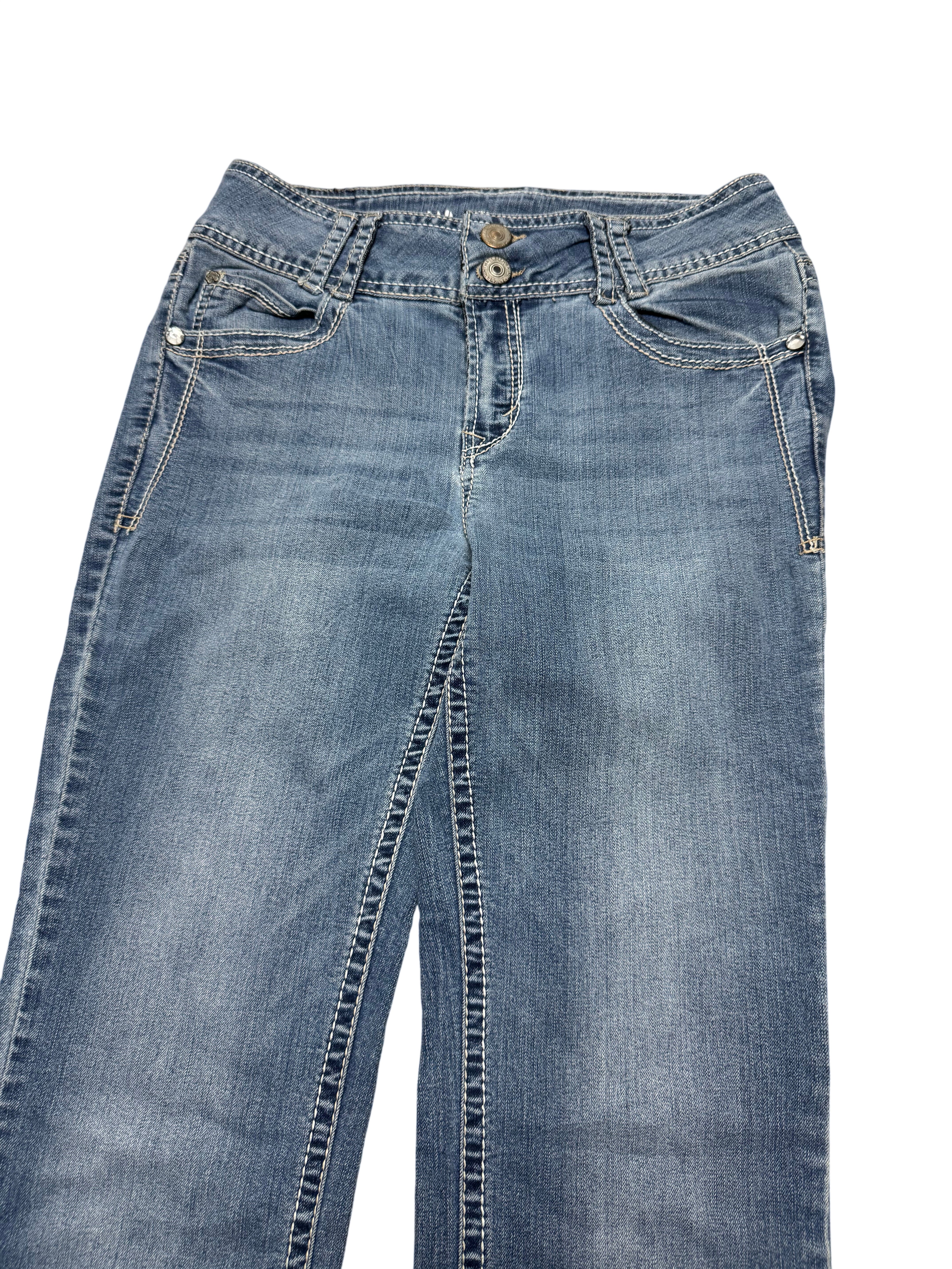 Y2K BOOTCUT WOMEN LOW WAIST JEANS (645)