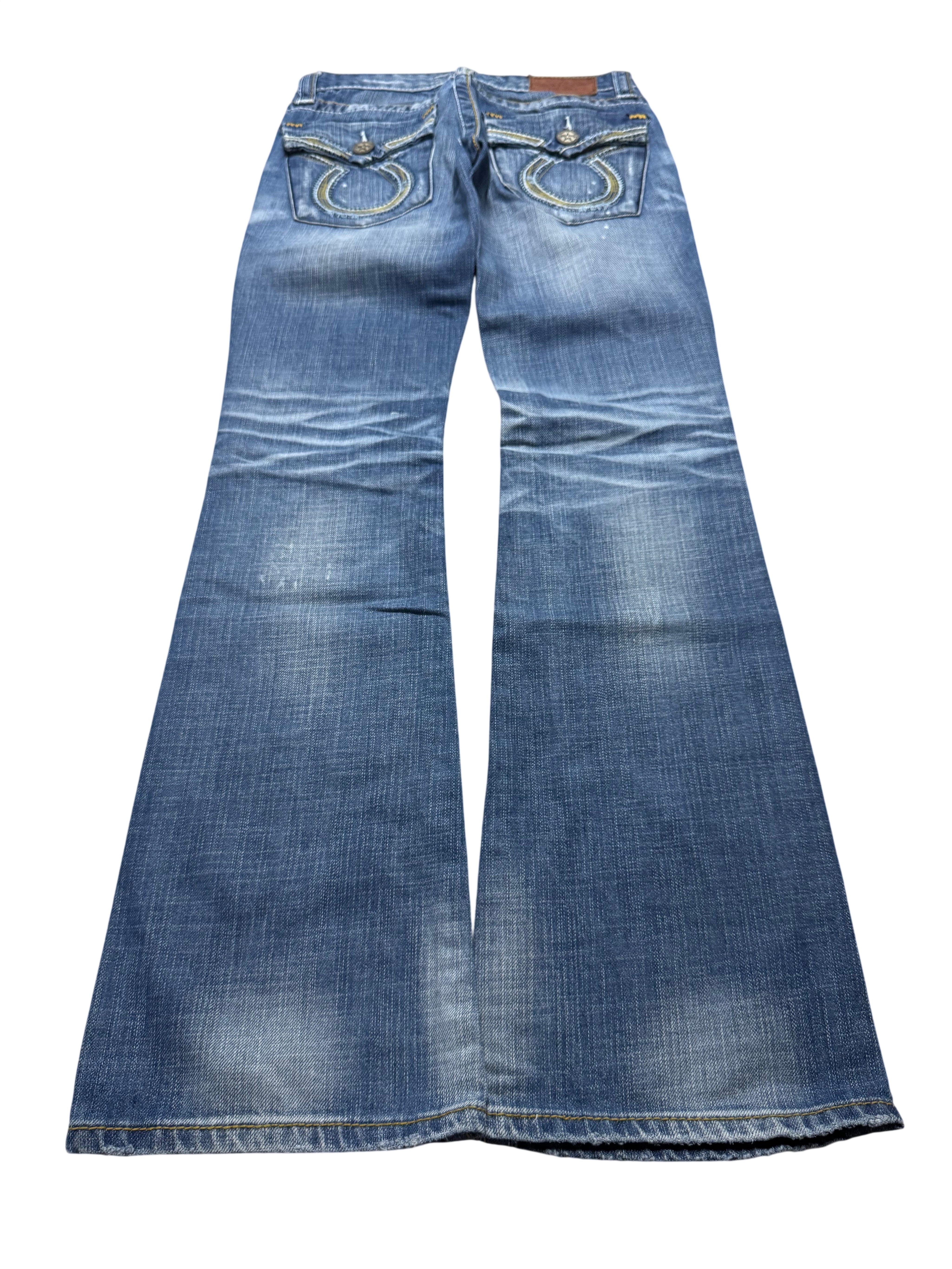 Y2K BOOTCUT WOMEN LOW WAIST JEANS (648)