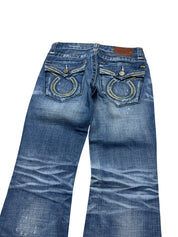 Y2K BOOTCUT WOMEN LOW WAIST JEANS (648)