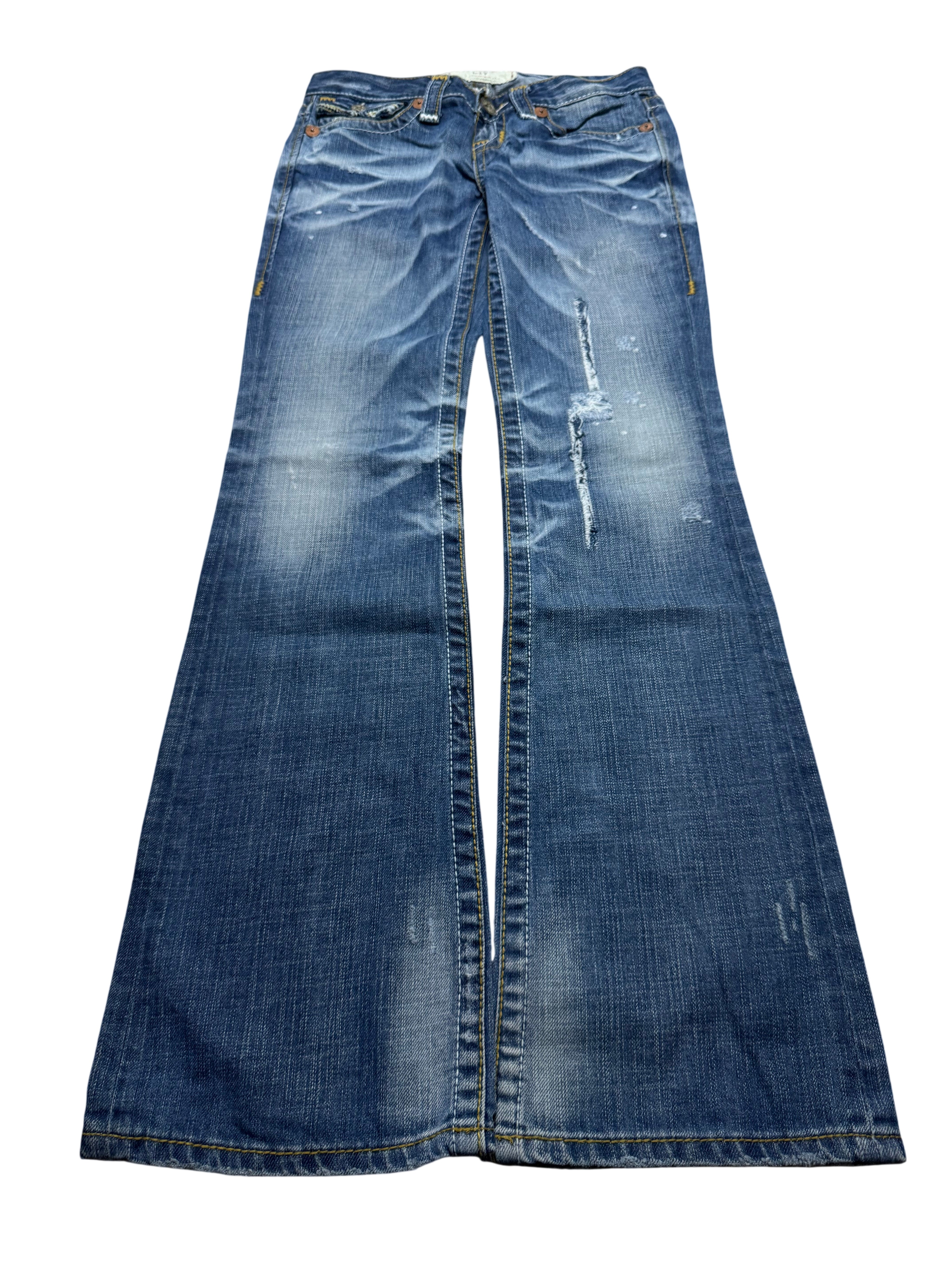 Y2K BOOTCUT WOMEN LOW WAIST JEANS (648)