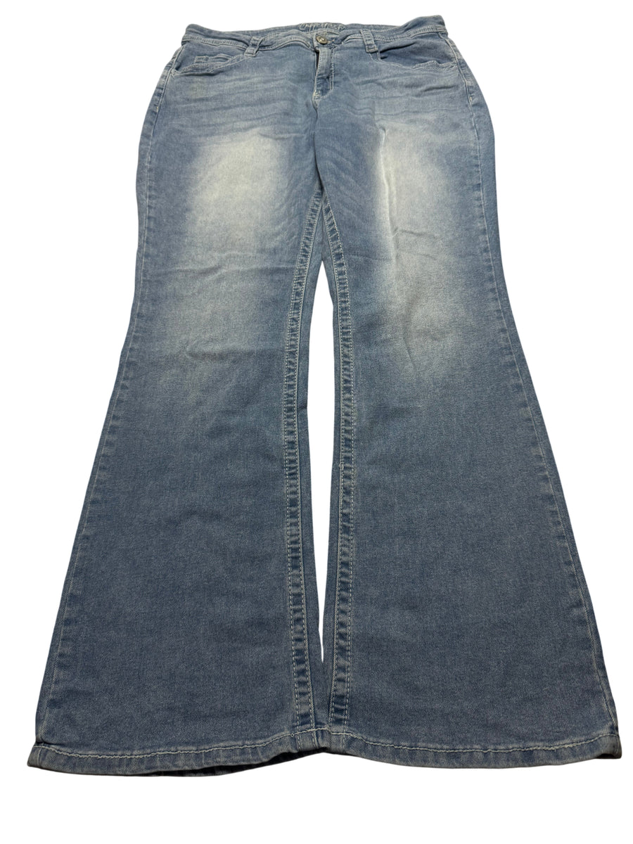 Y2K BOOTCUT WOMEN LOW WAIST JEANS (630)