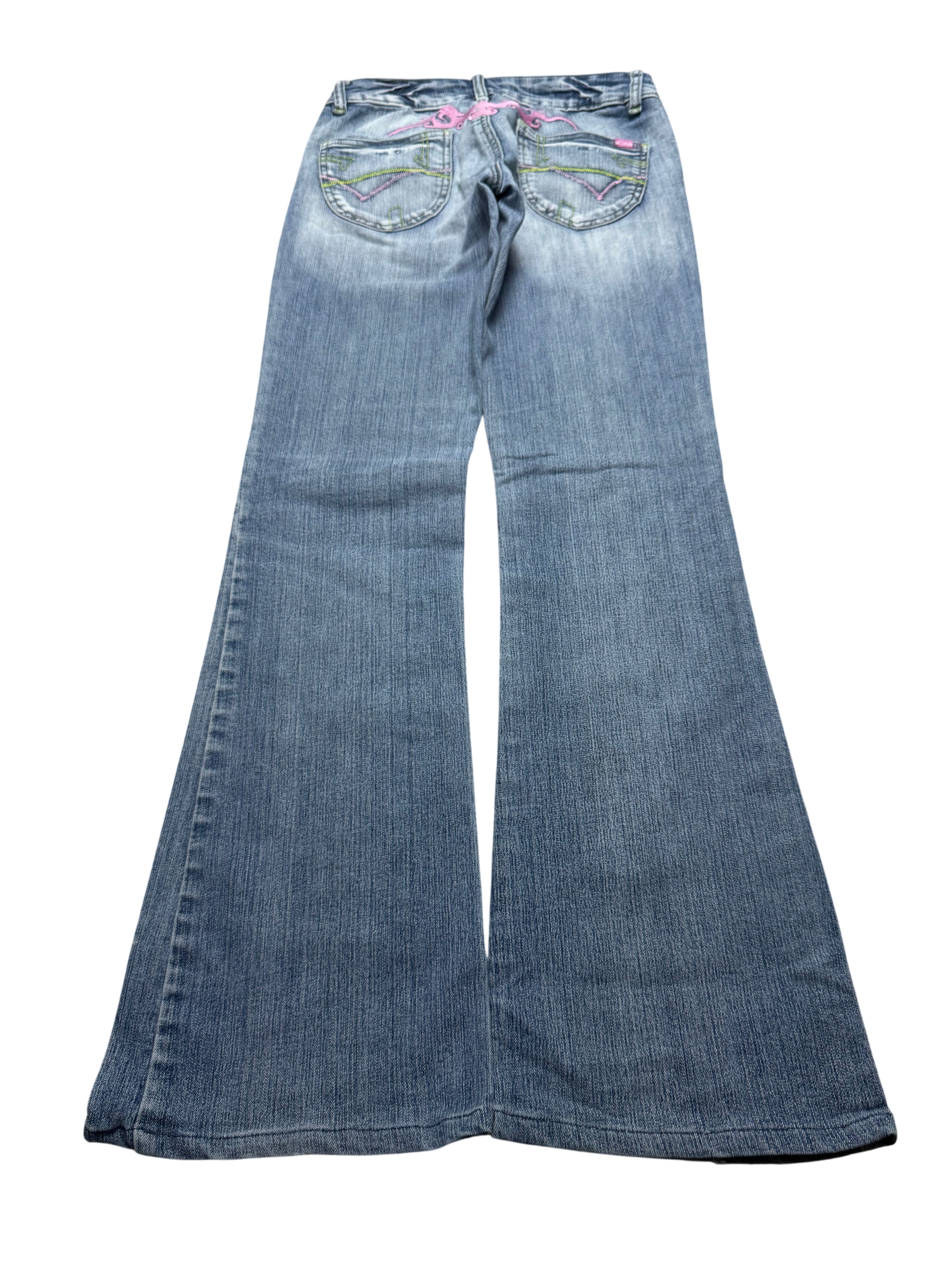 Y2K BOOTCUT WOMEN LOW WAIST JEANS (631)