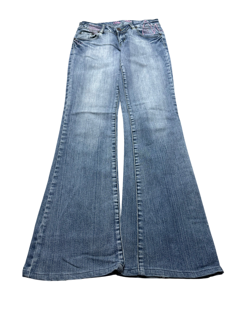 Y2K BOOTCUT WOMEN LOW WAIST JEANS (631)