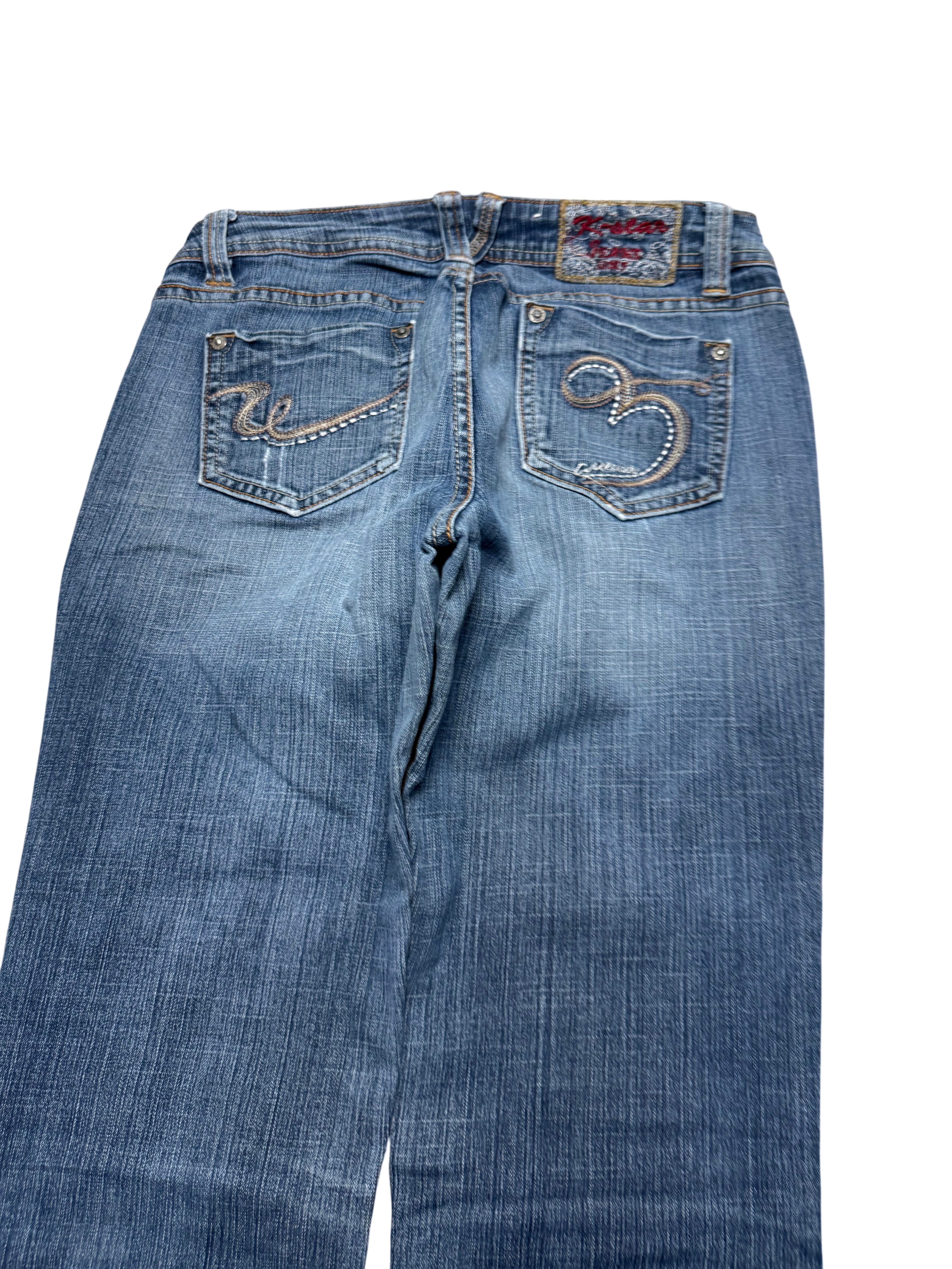 Y2K BOOTCUT WOMEN LOW WAIST JEANS (632)