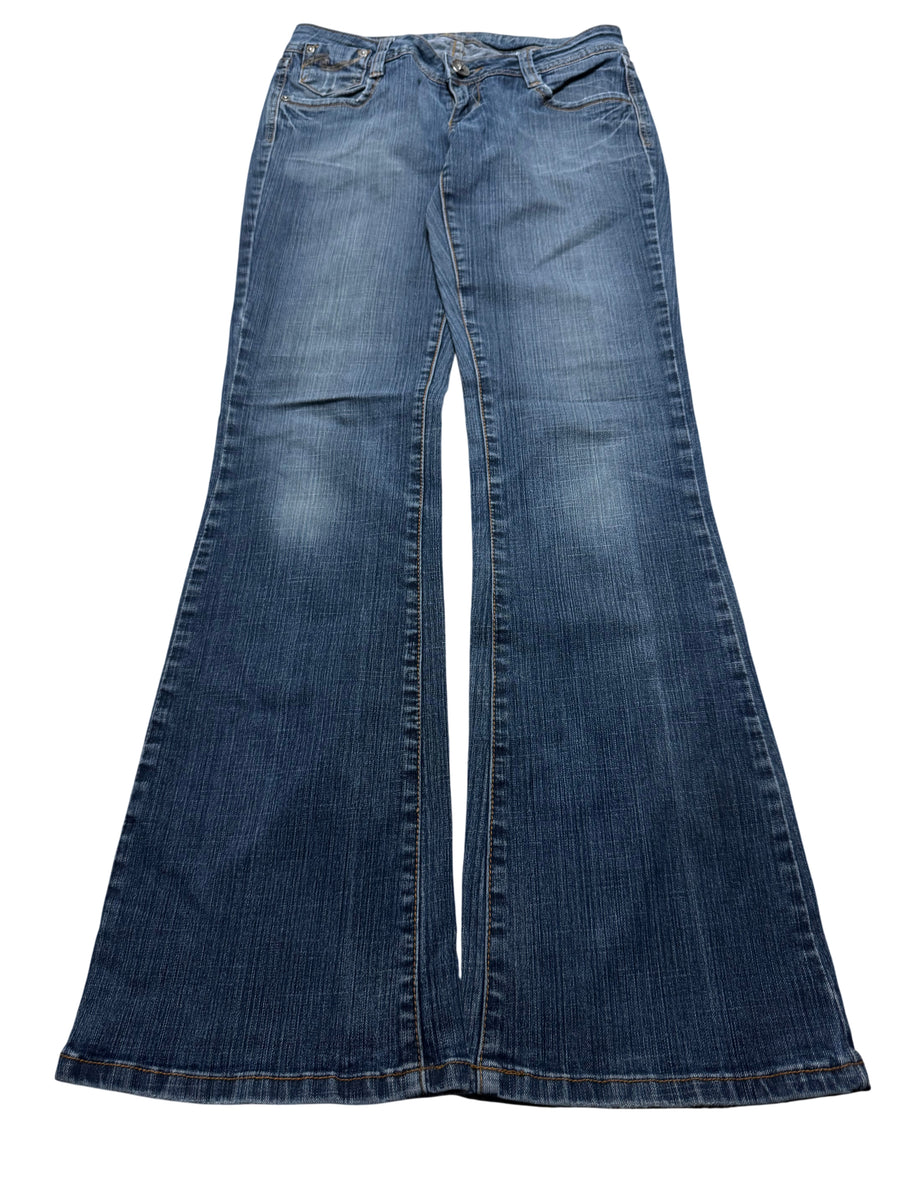 Y2K BOOTCUT WOMEN LOW WAIST JEANS (632)