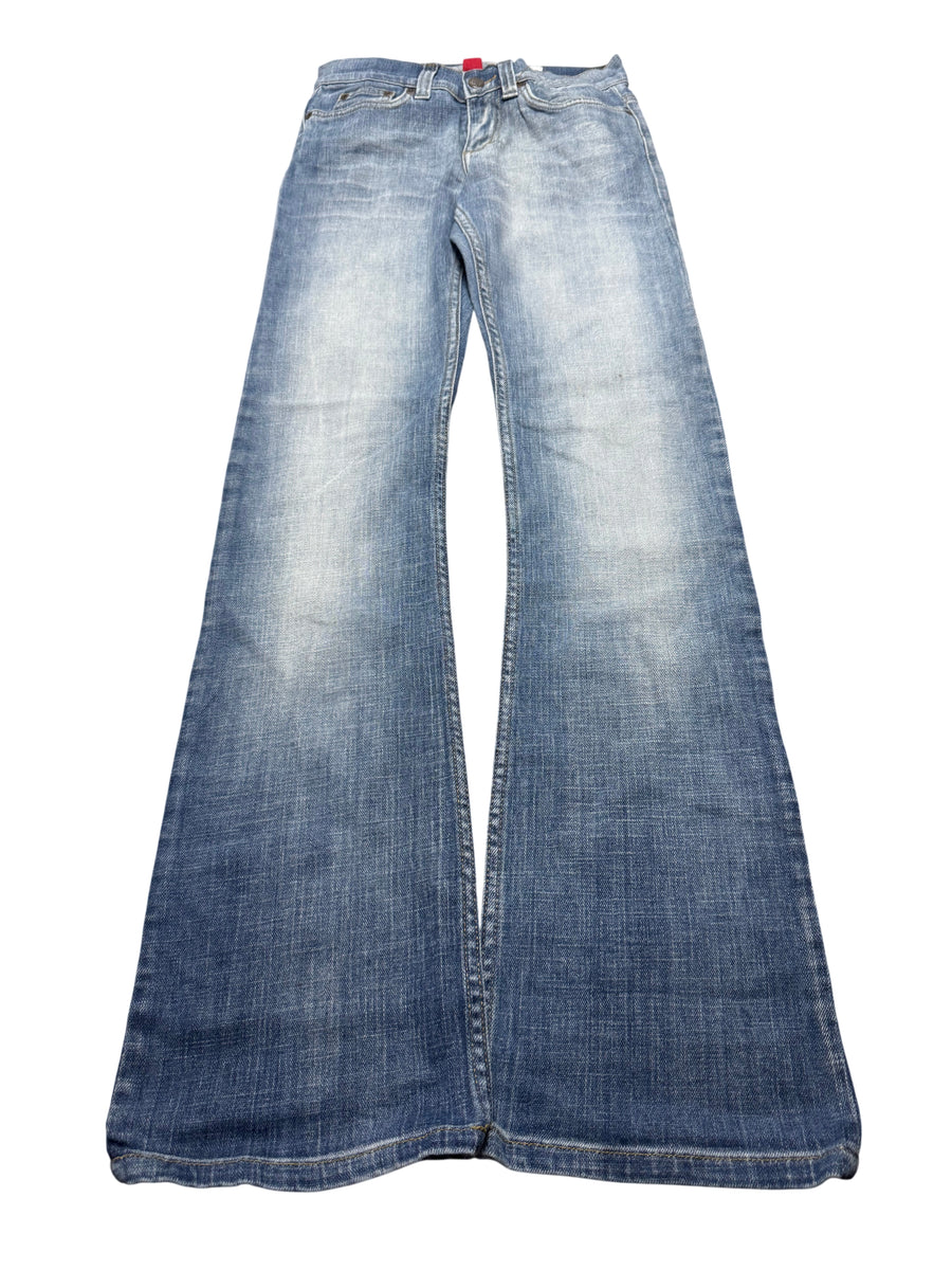 Y2K BOOTCUT WOMEN LOW WAIST JEANS (633)